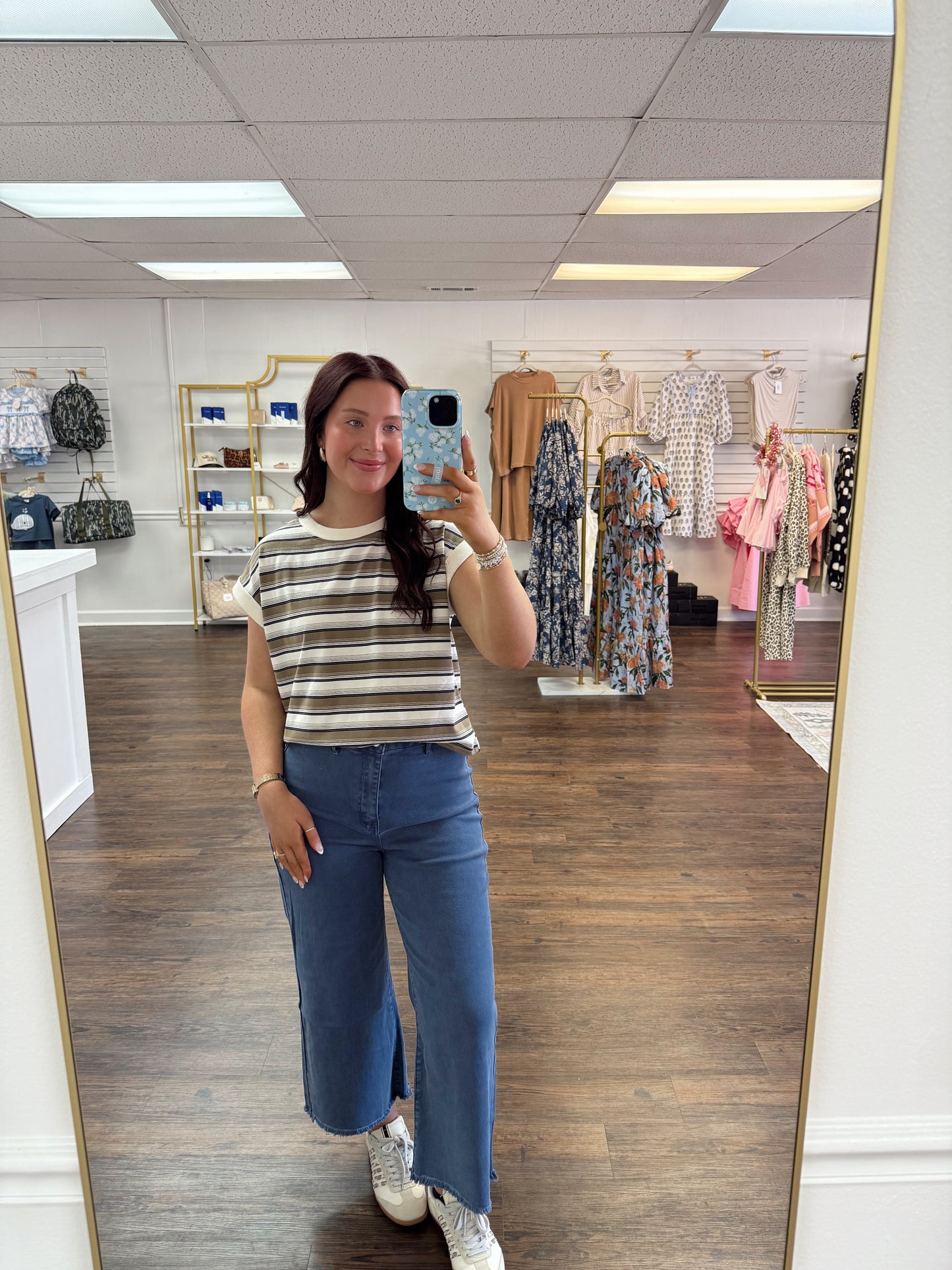 Striped Sleeveless Top
