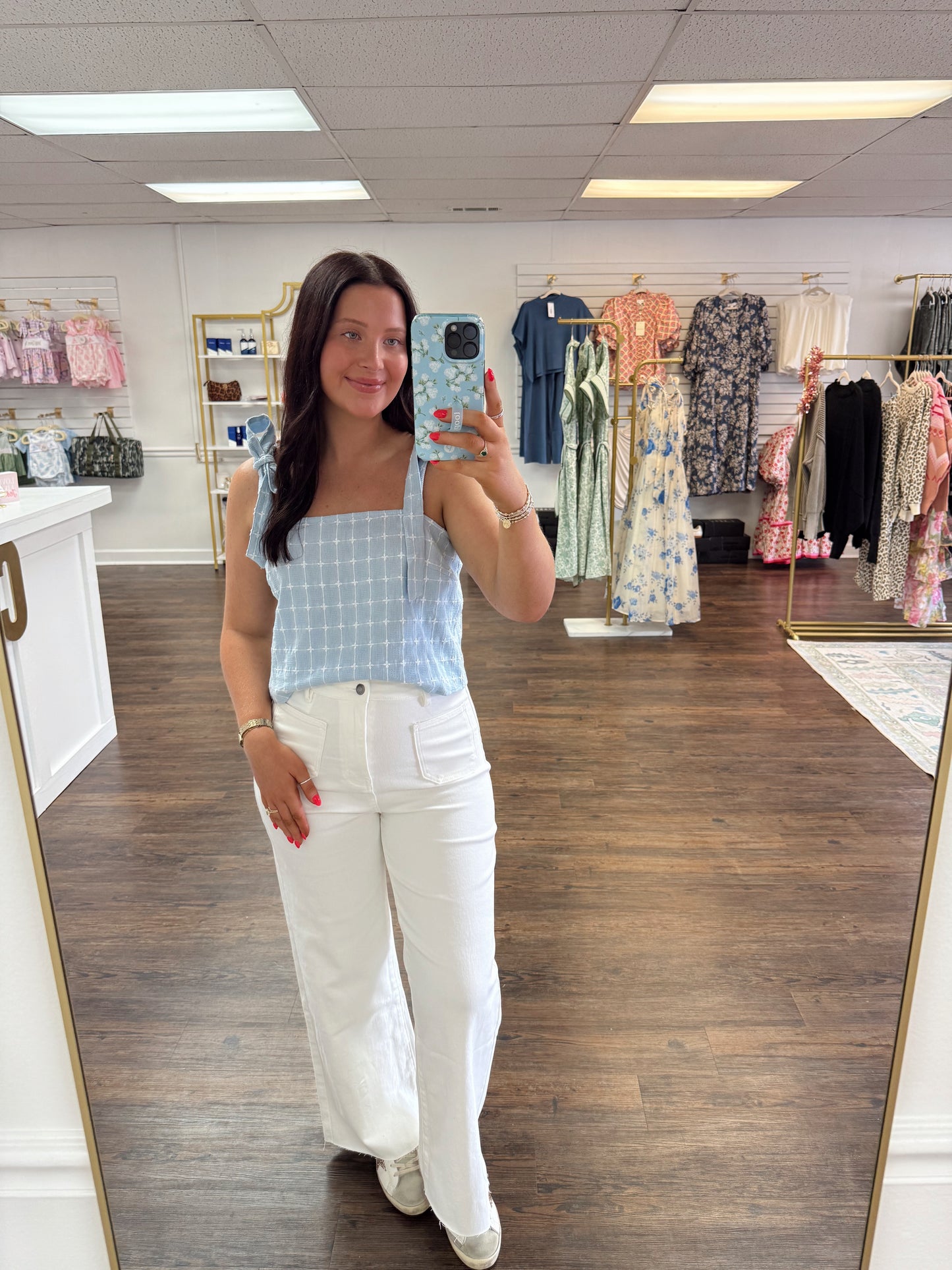 White Wide Leg Jeans
