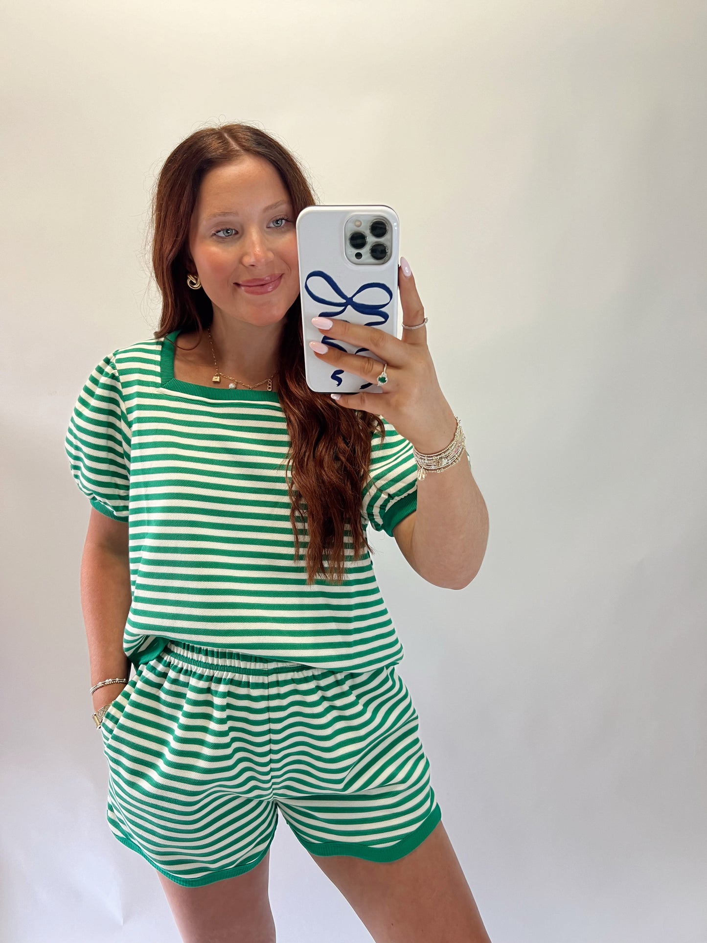The Green Striped Set