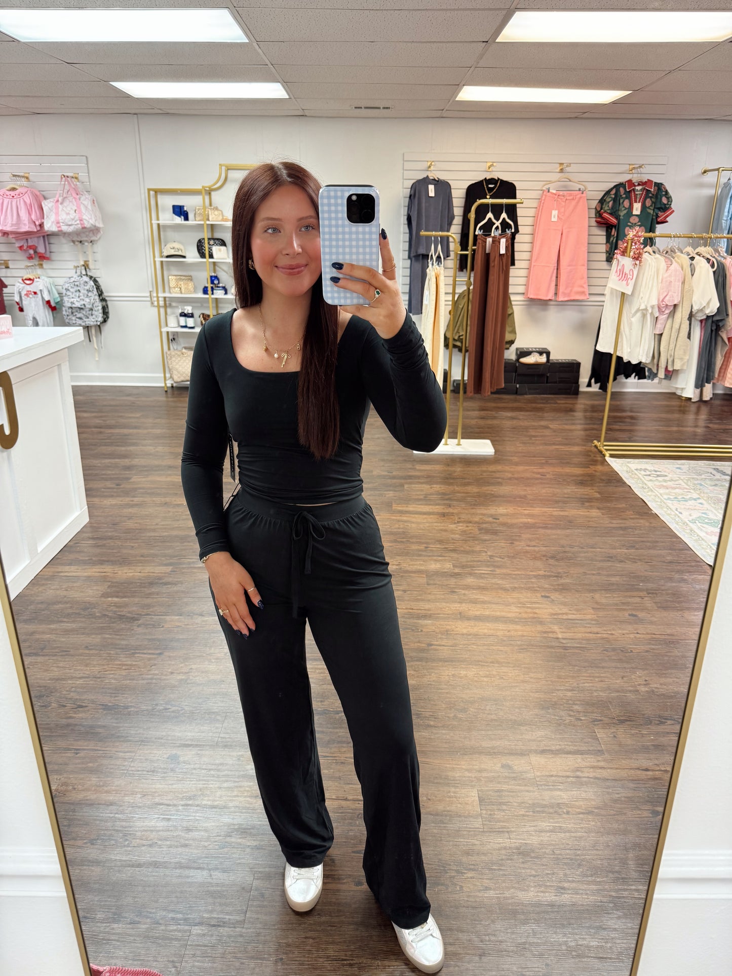 Soft Knit Square Neck Top