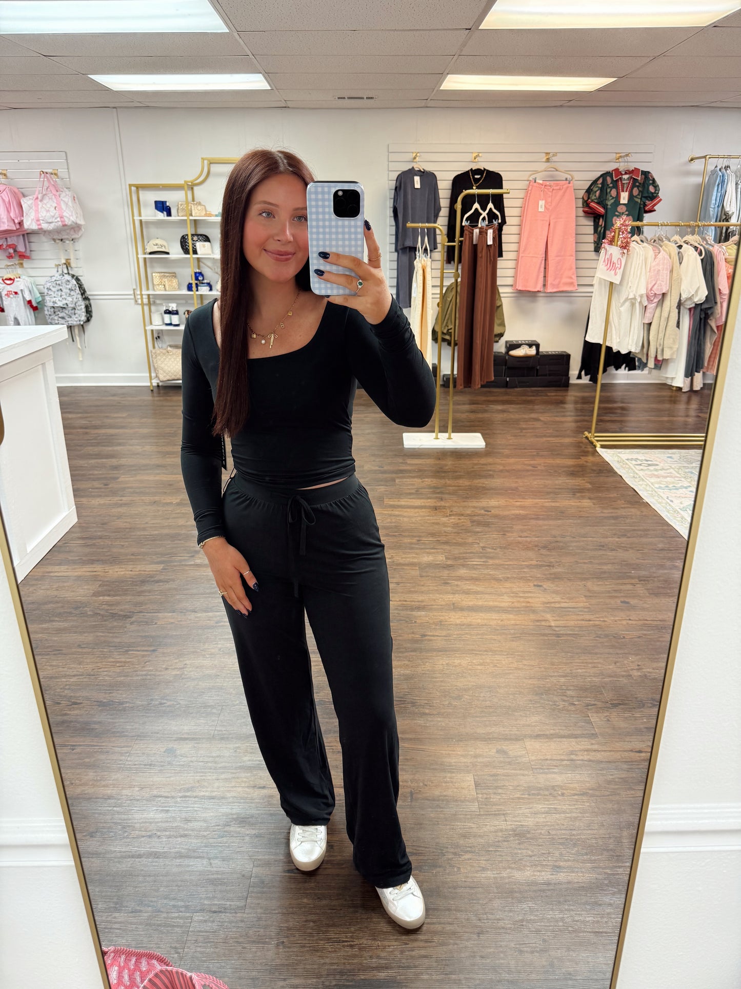 Soft Knit Wide Leg Pants