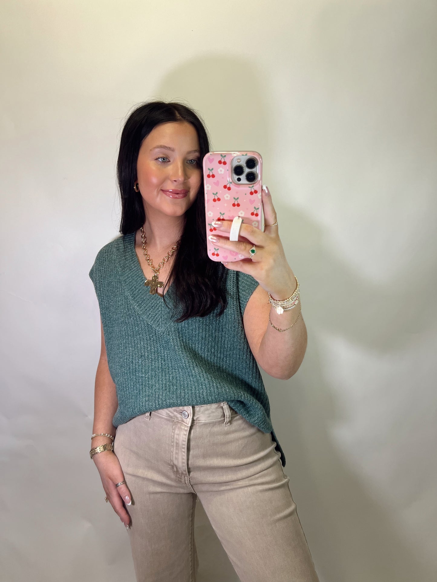 The Jade Sweater Vest