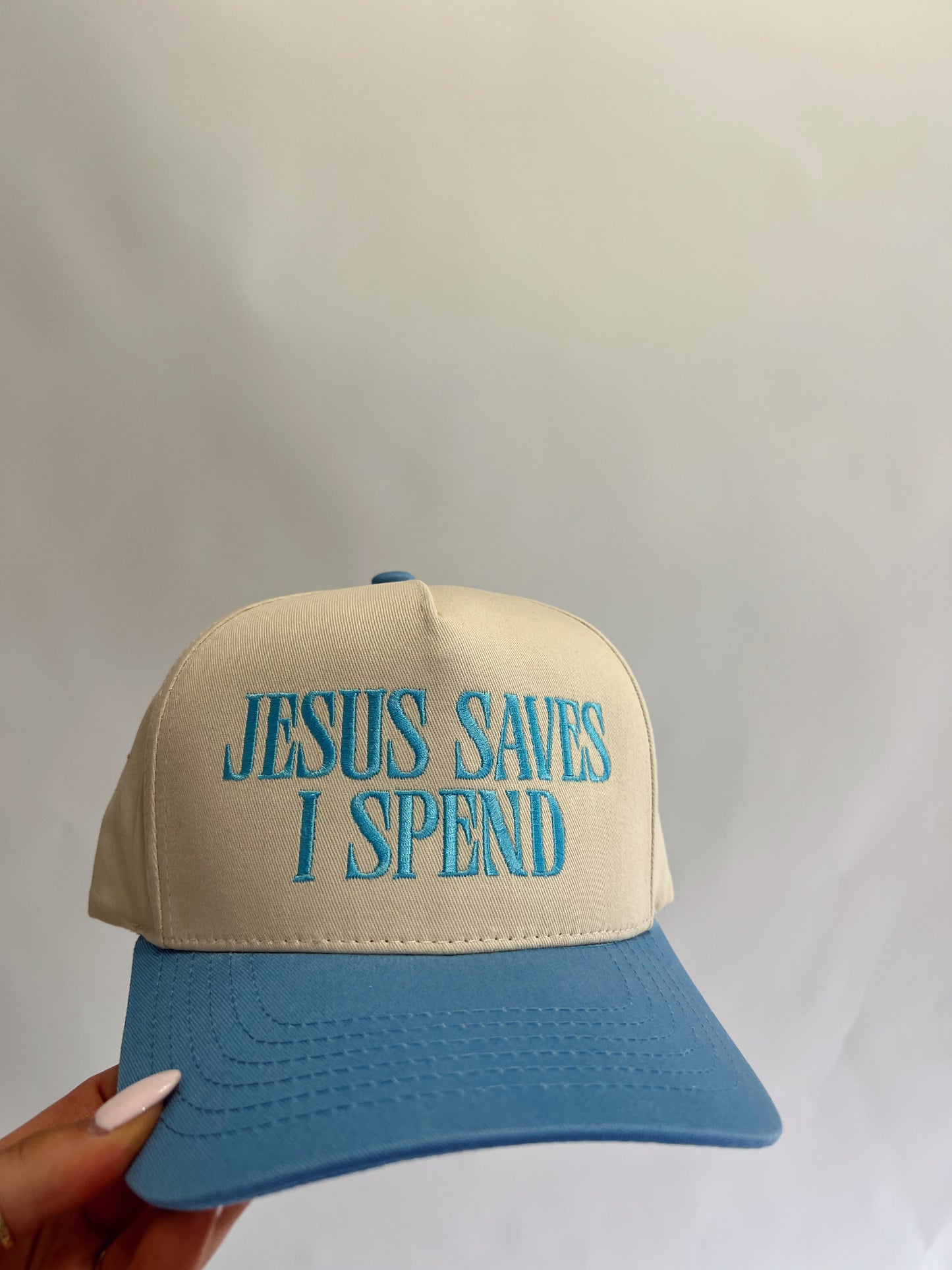 Jesus Saves I Spend Hat