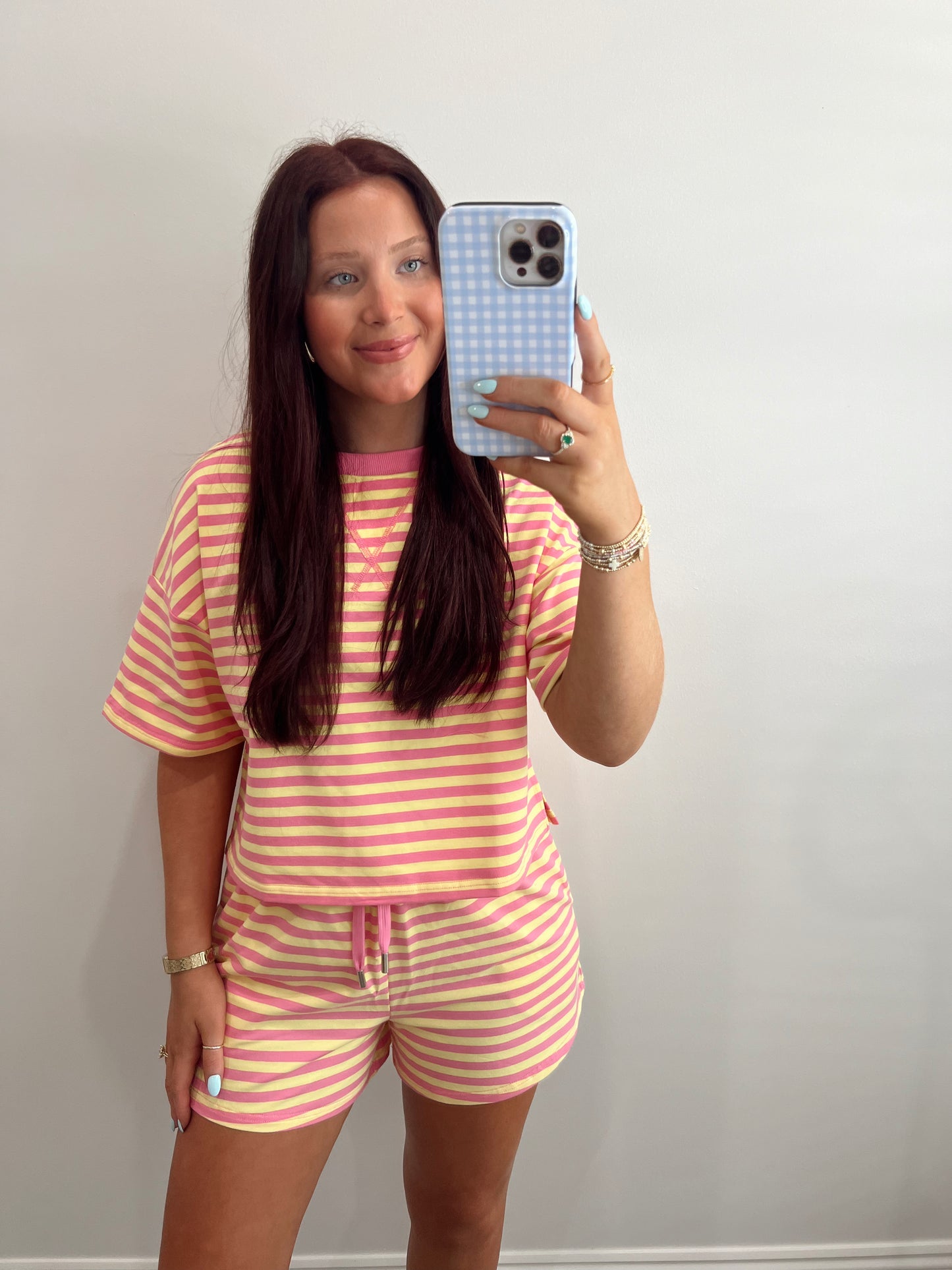 Striped Short Set
