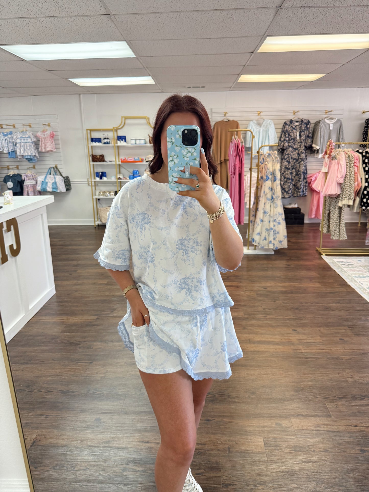 Toile Lace Skort Set