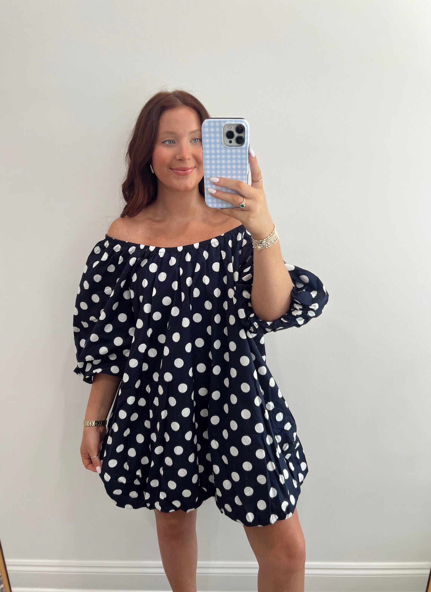 Polka Dot Bubble Dress