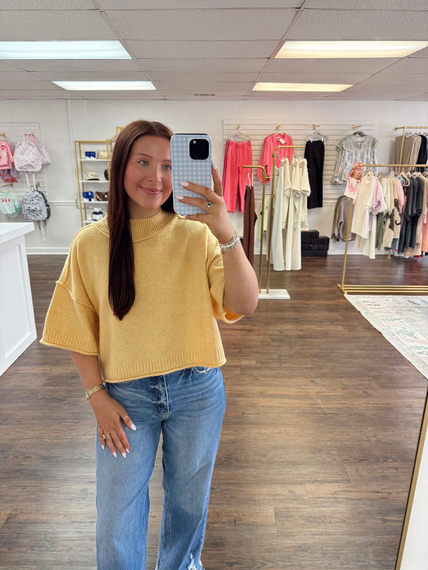 Knit Mock Neck Sweater | Butter