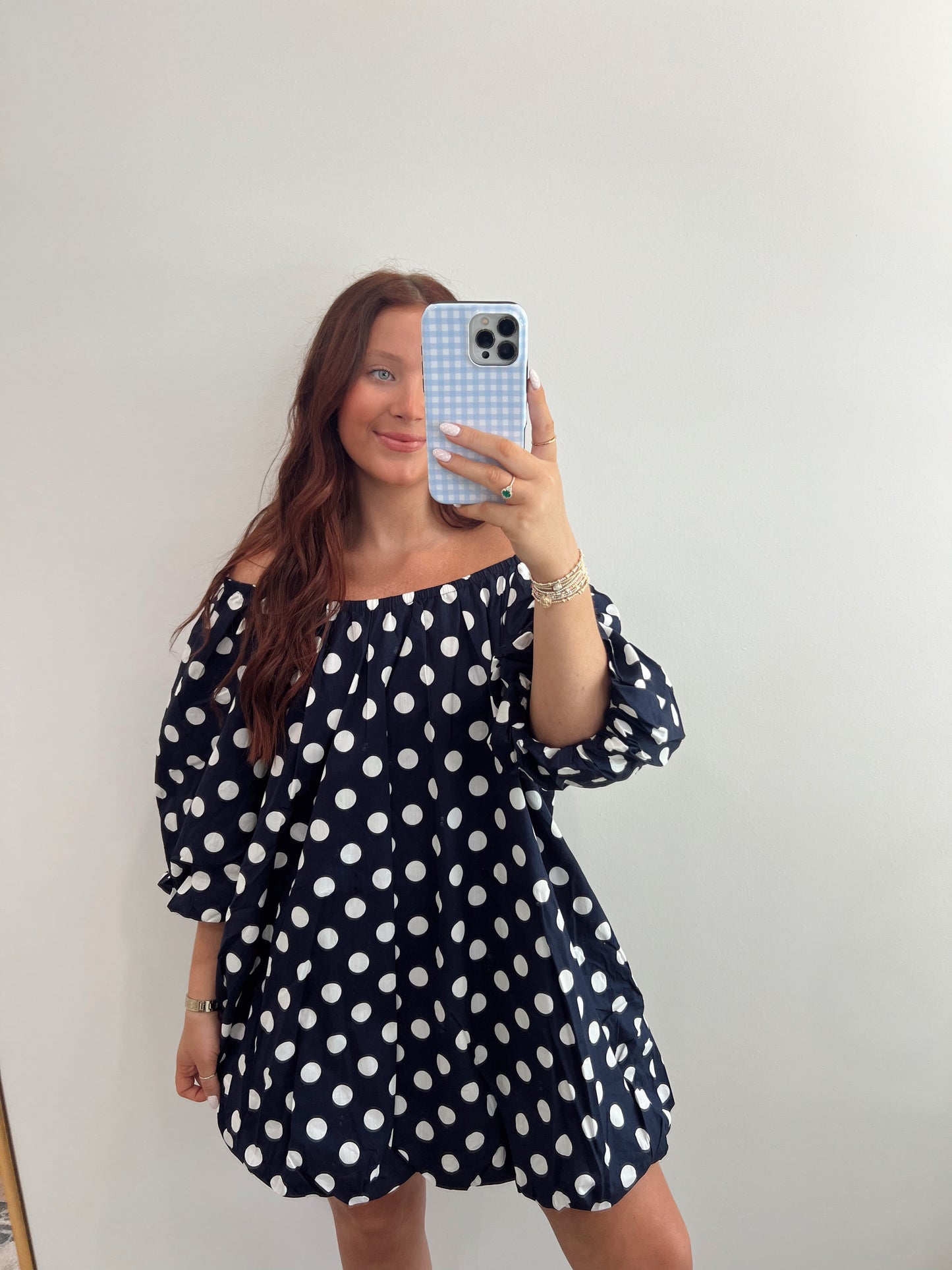 Polka Dot Bubble Dress