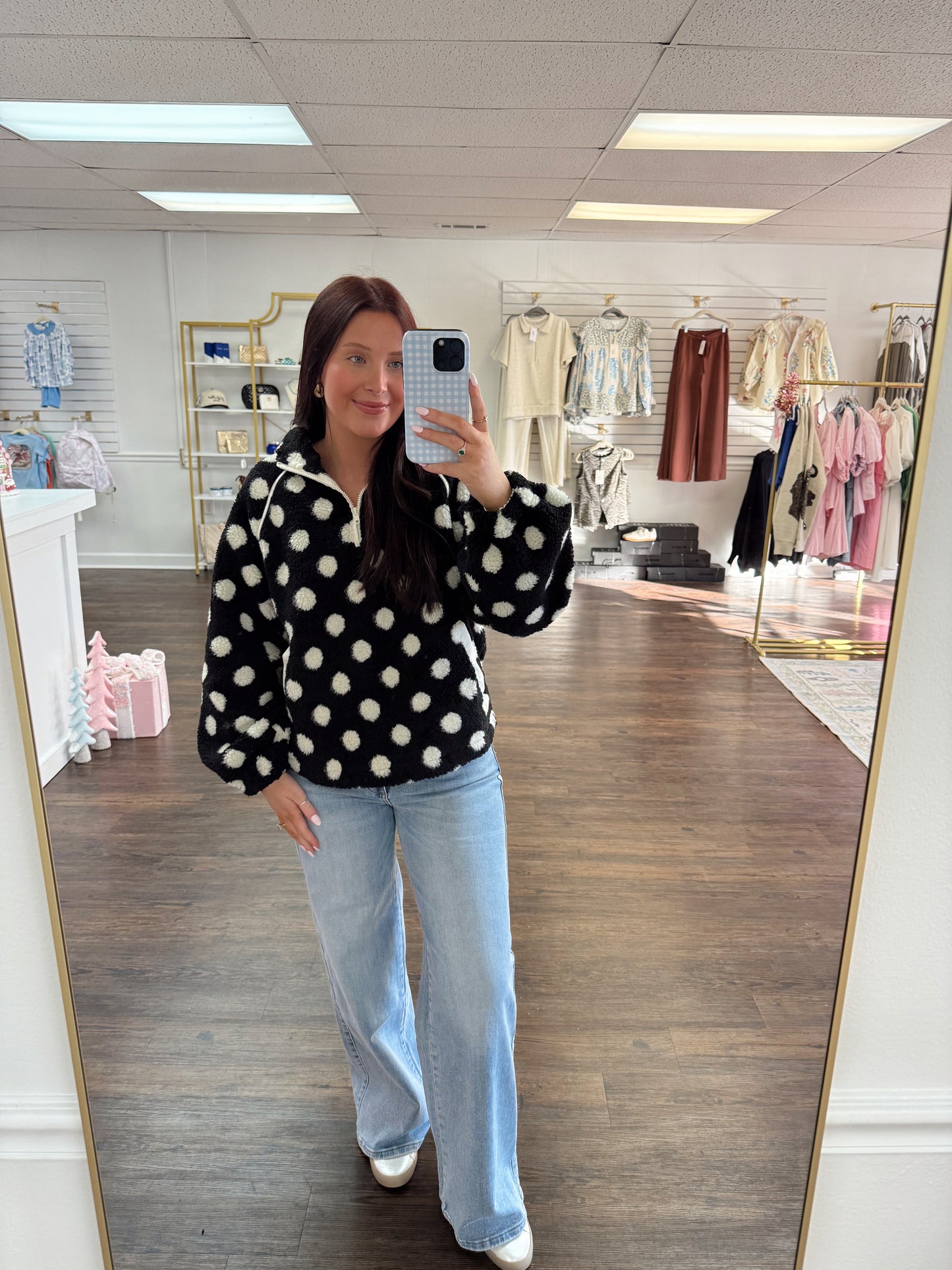 Polka Dot Sherpa