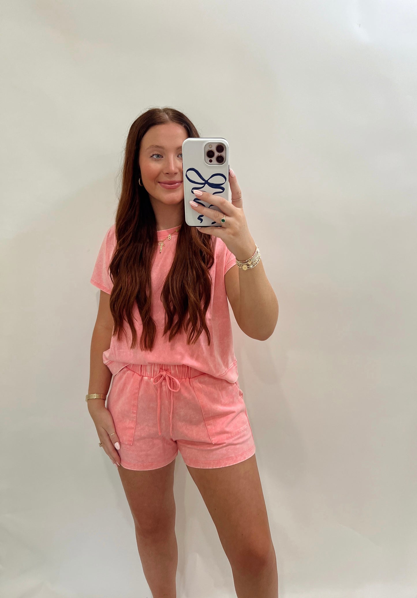 The Pink Sleeveless Set