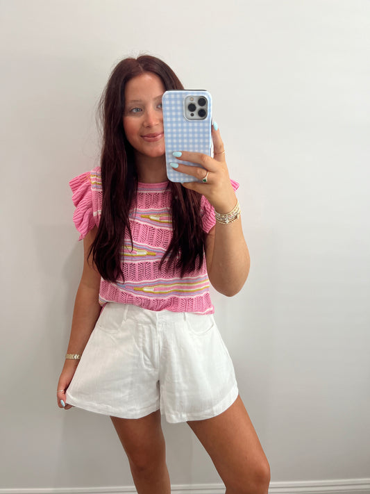 The Linen Flare Shorts