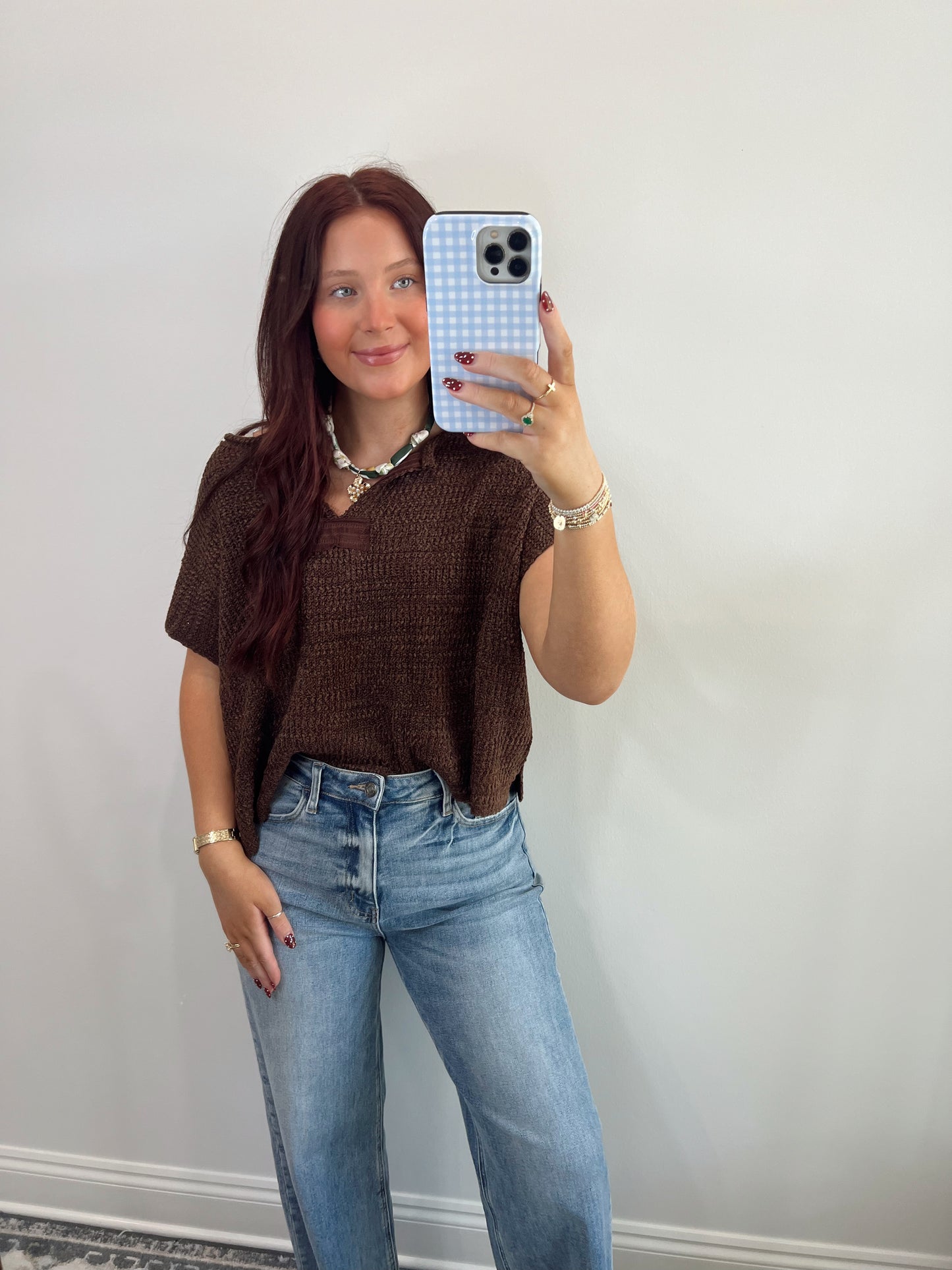 The Gracie Top | BROWN