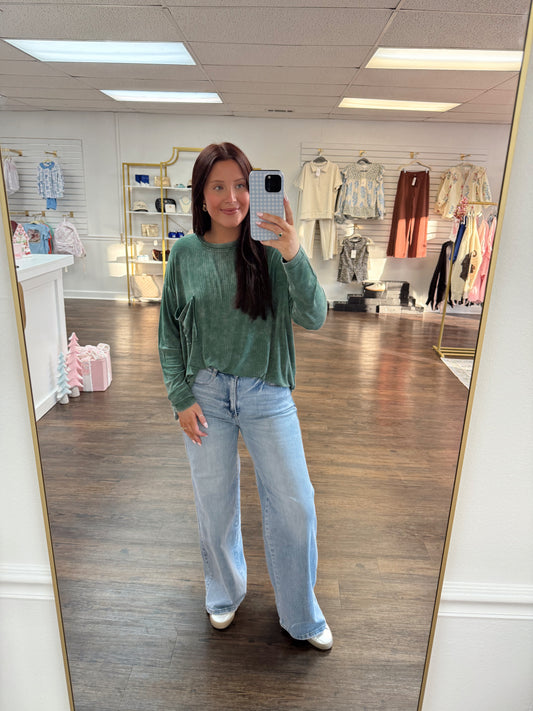 The Addison Top | Green