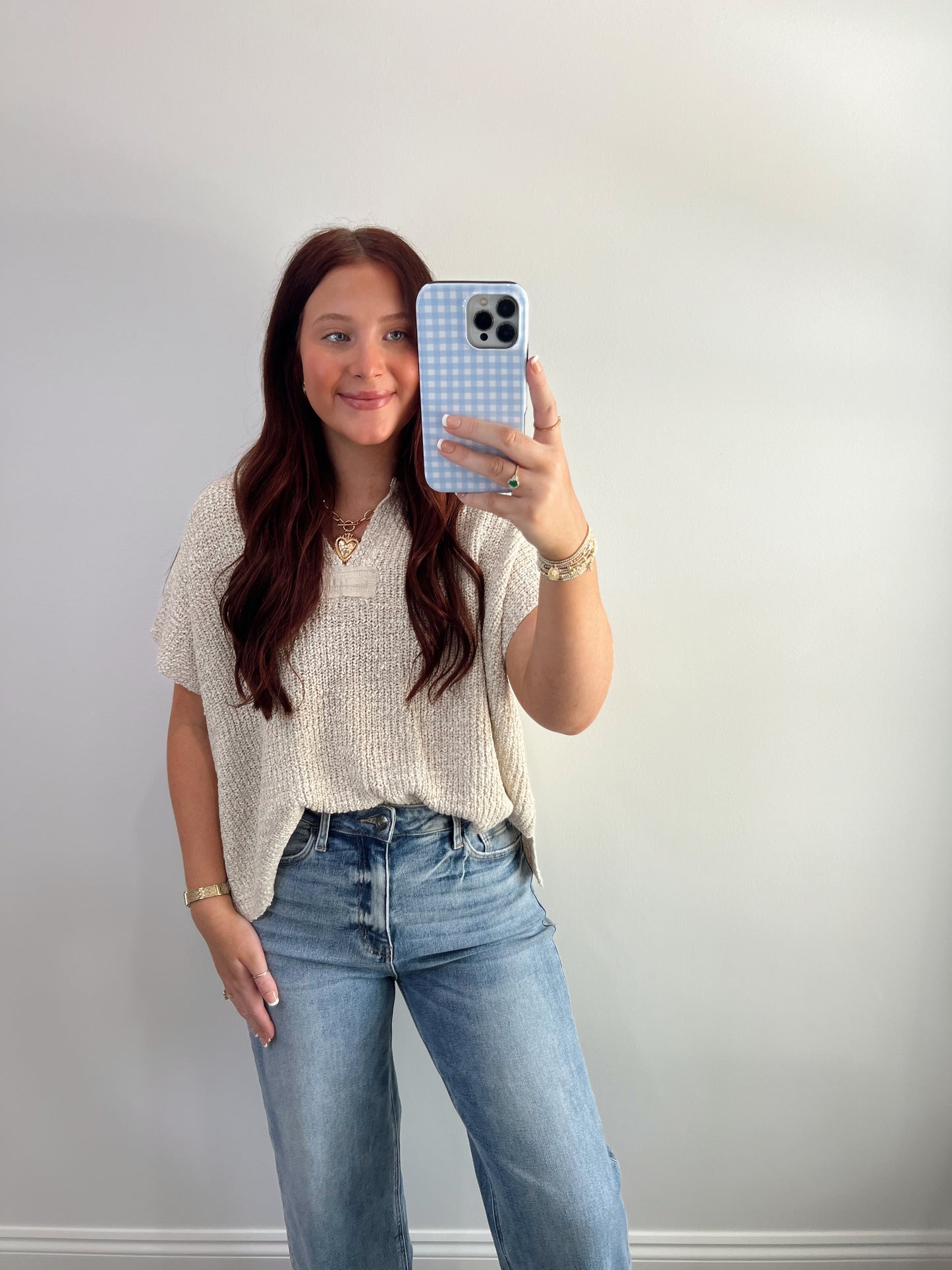 The Gracie Top | BEIGE