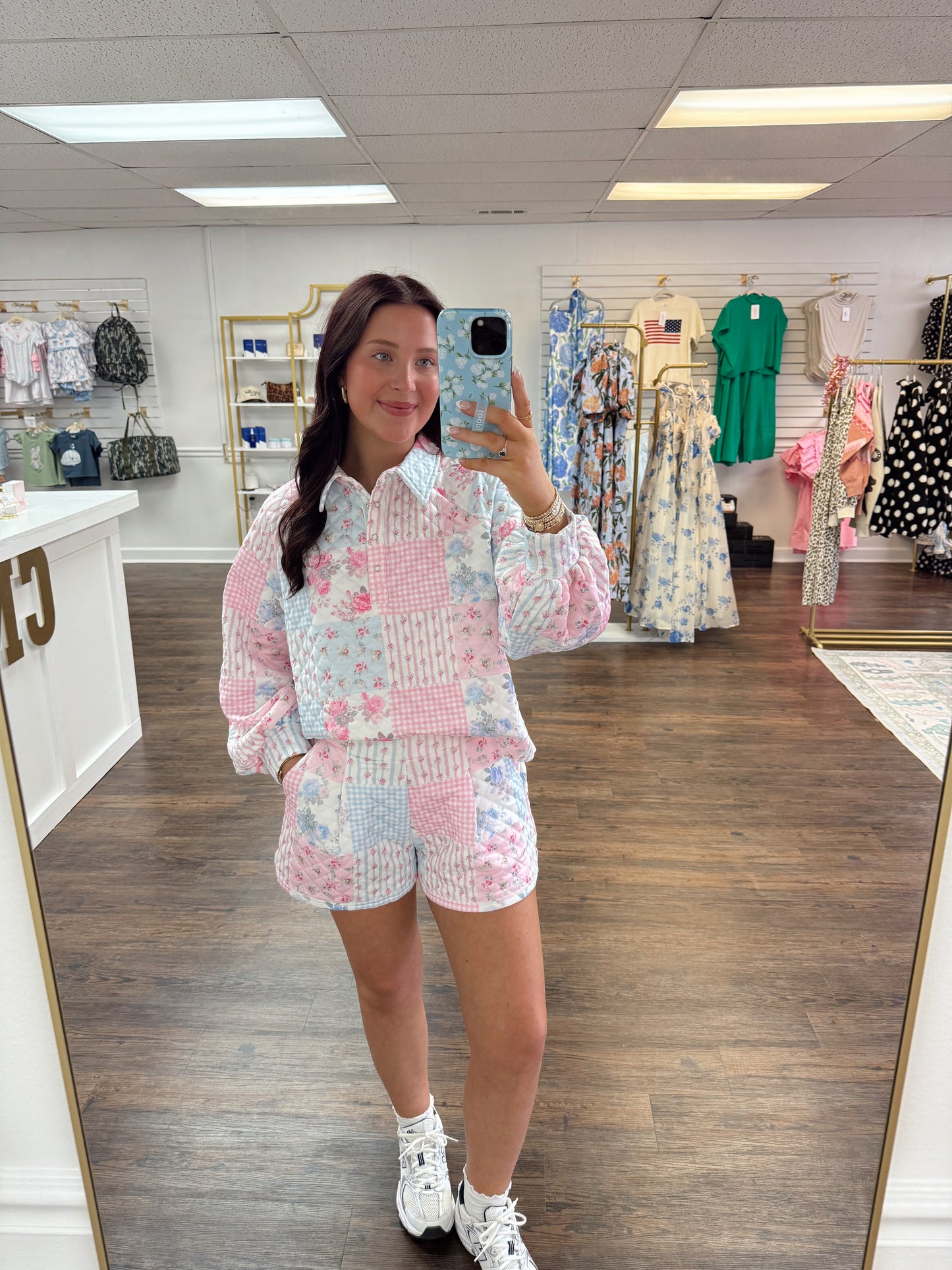 Pastel Quilted Lounge Set