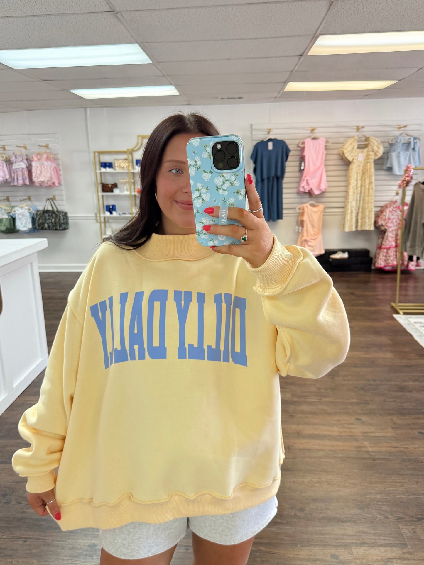 Dilly Dally Mock Neck