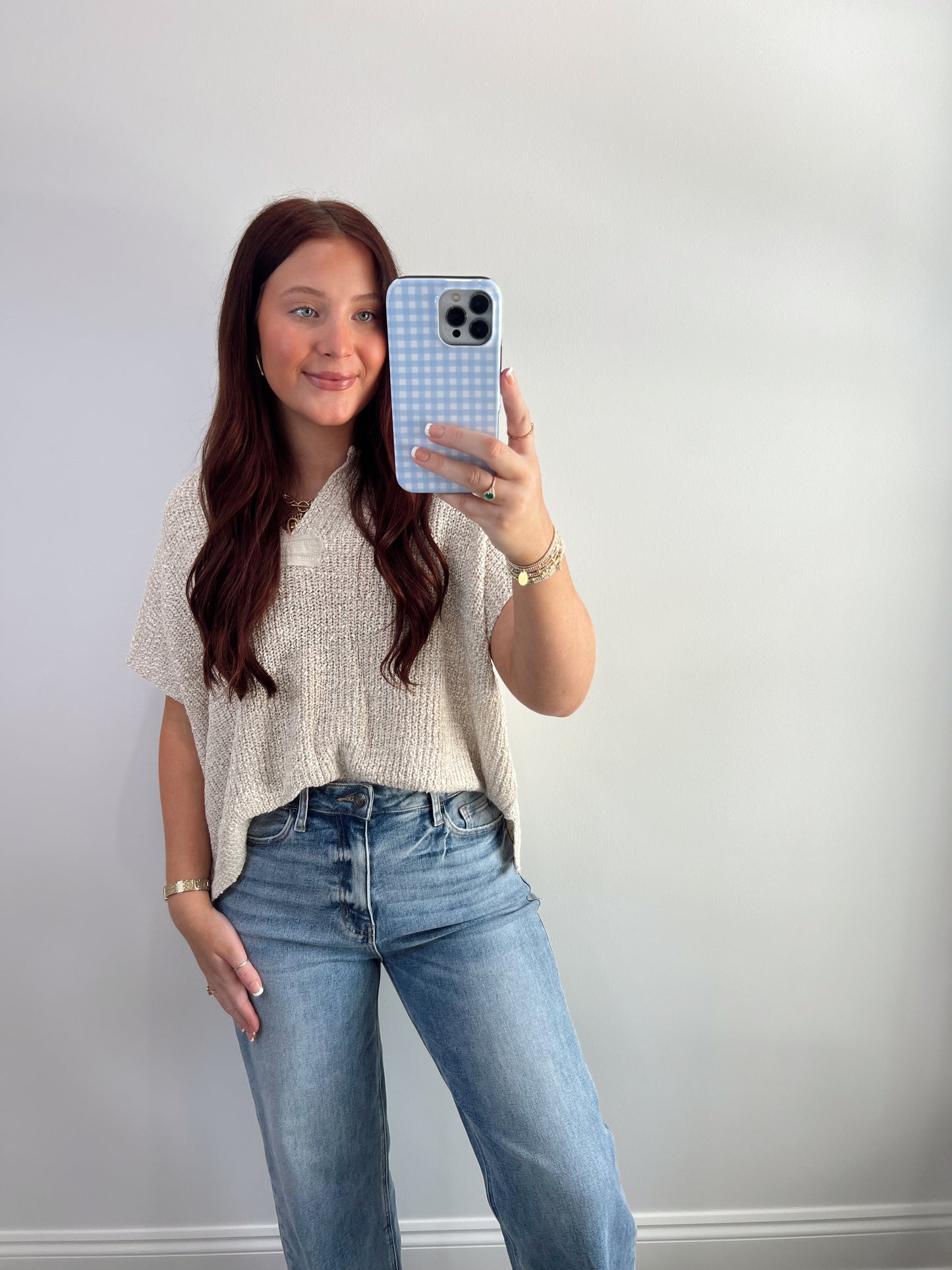 The Gracie Top | BEIGE