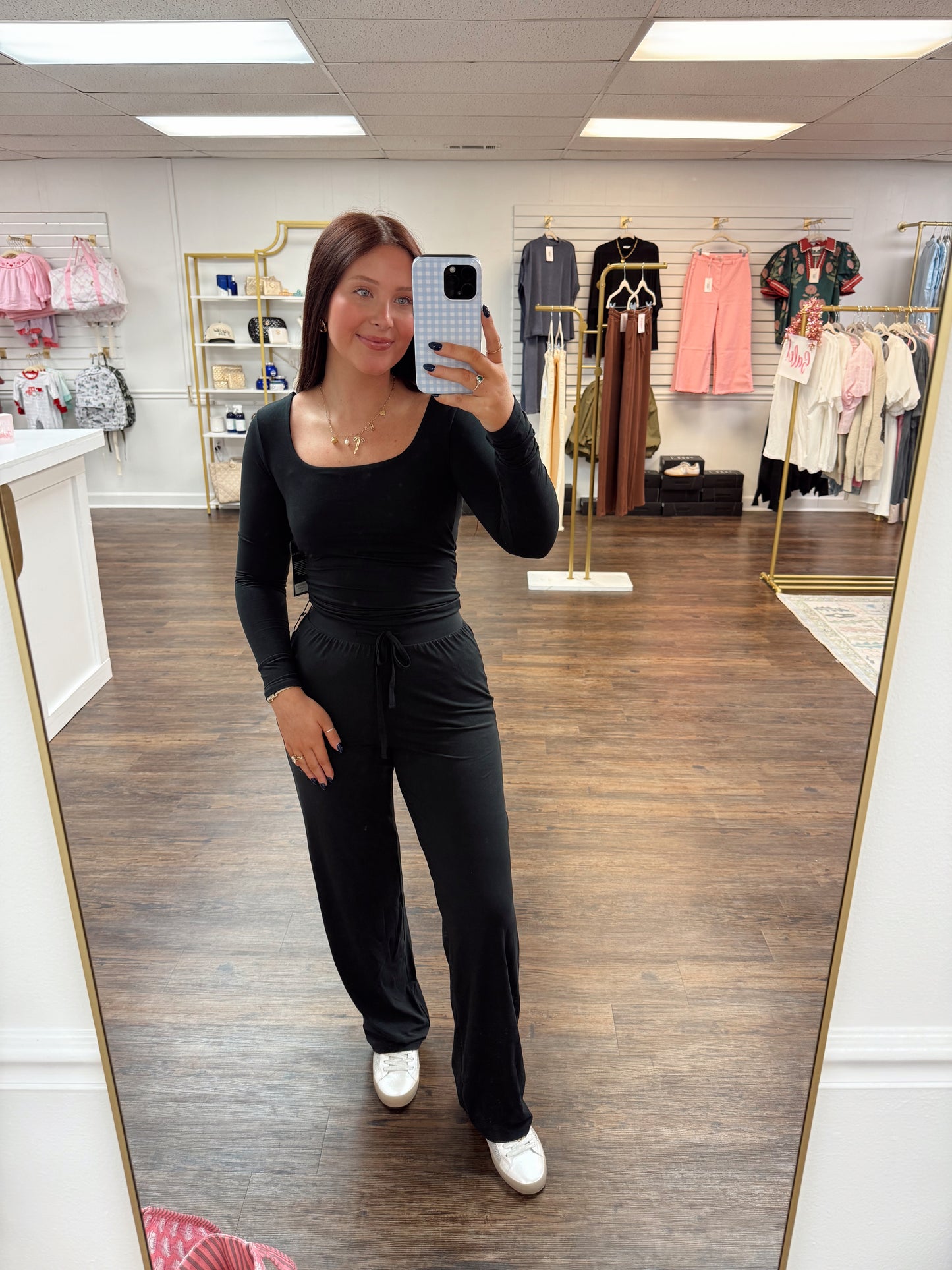 Soft Knit Square Neck Top