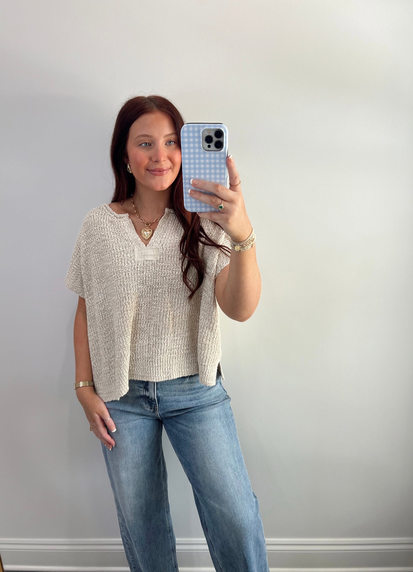 The Gracie Top | BEIGE