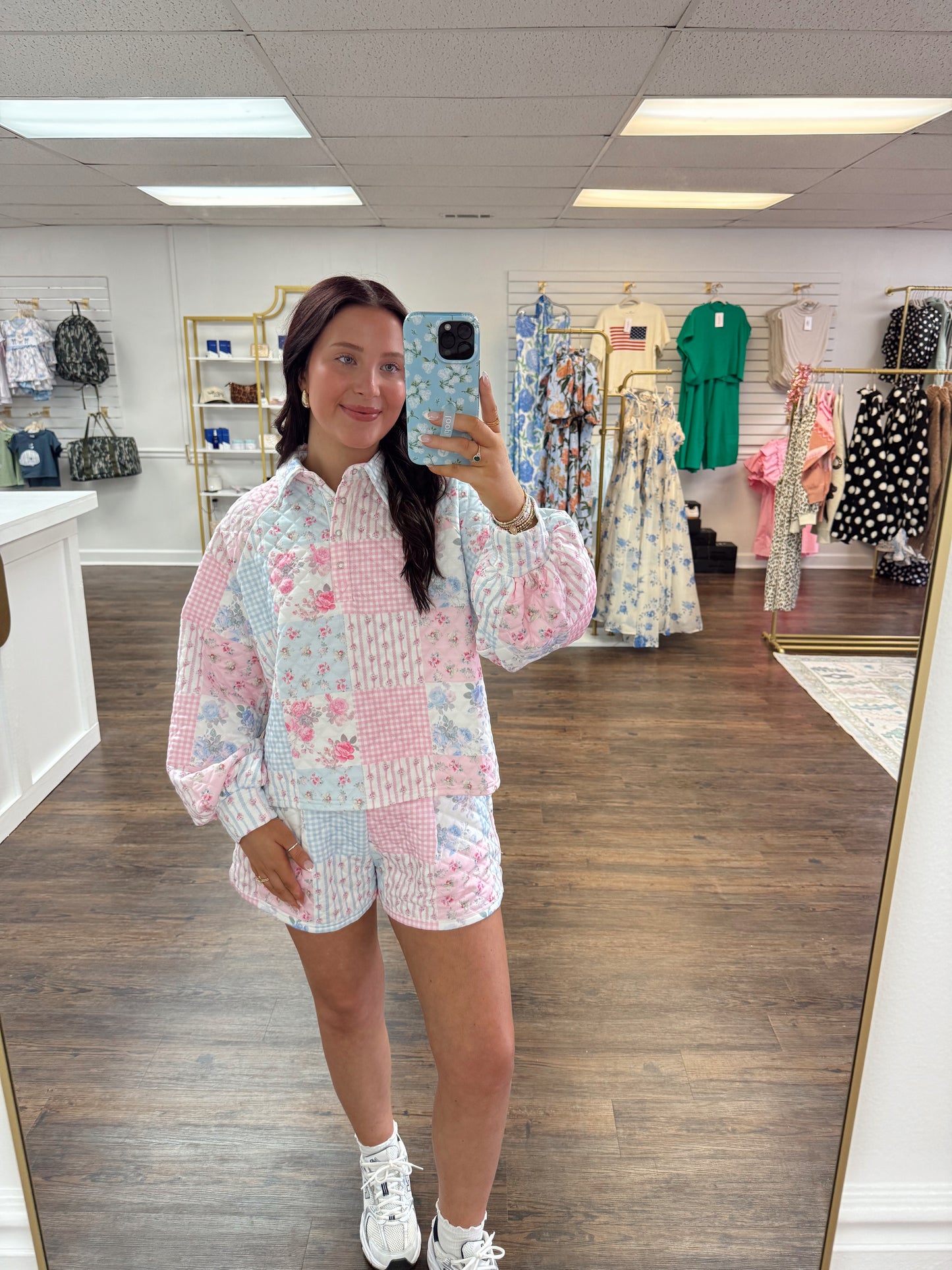 Pastel Quilted Lounge Set