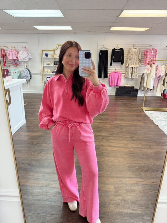 The Cozy Pants | Fuchsia