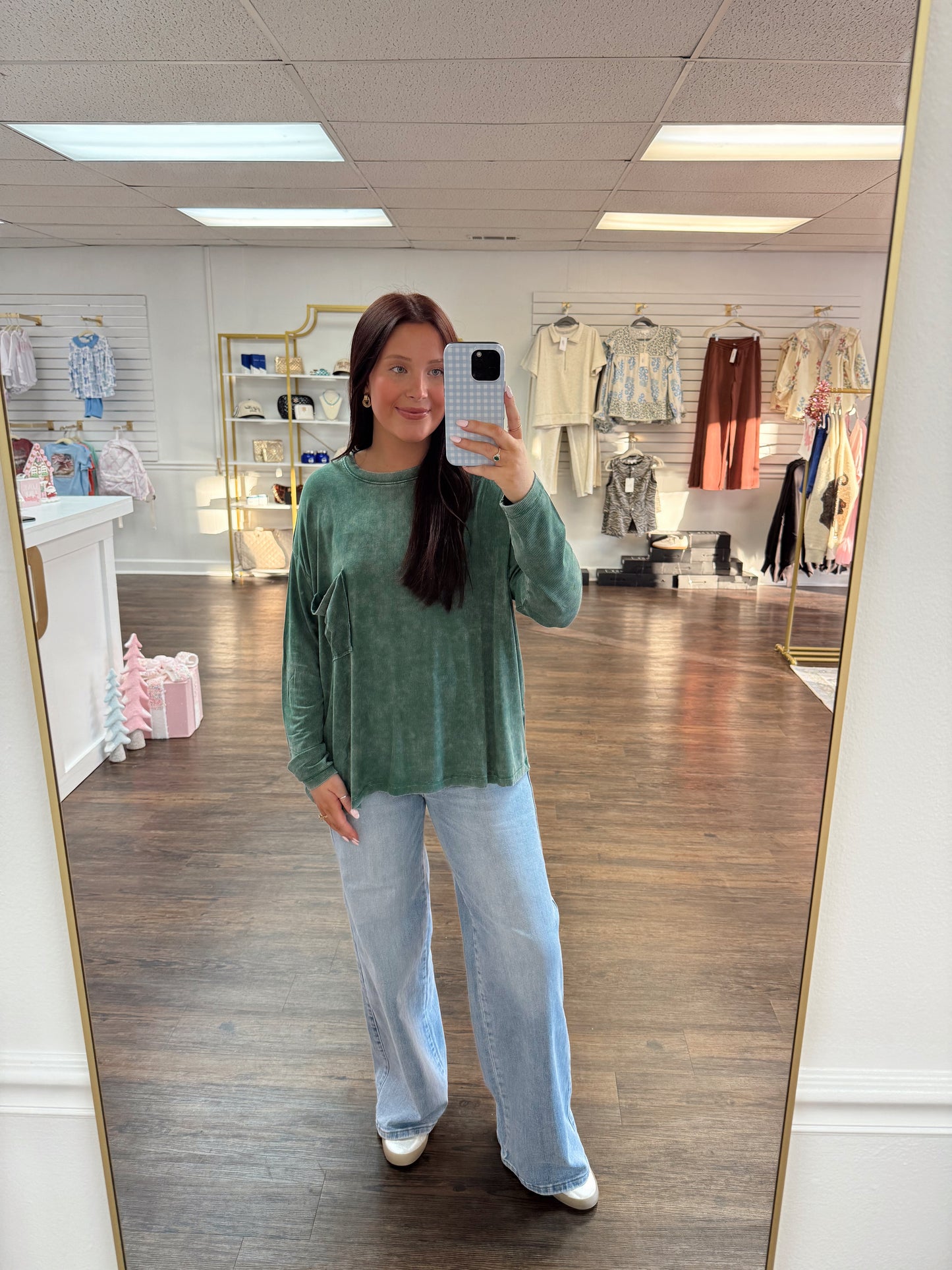 The Addison Top | Green