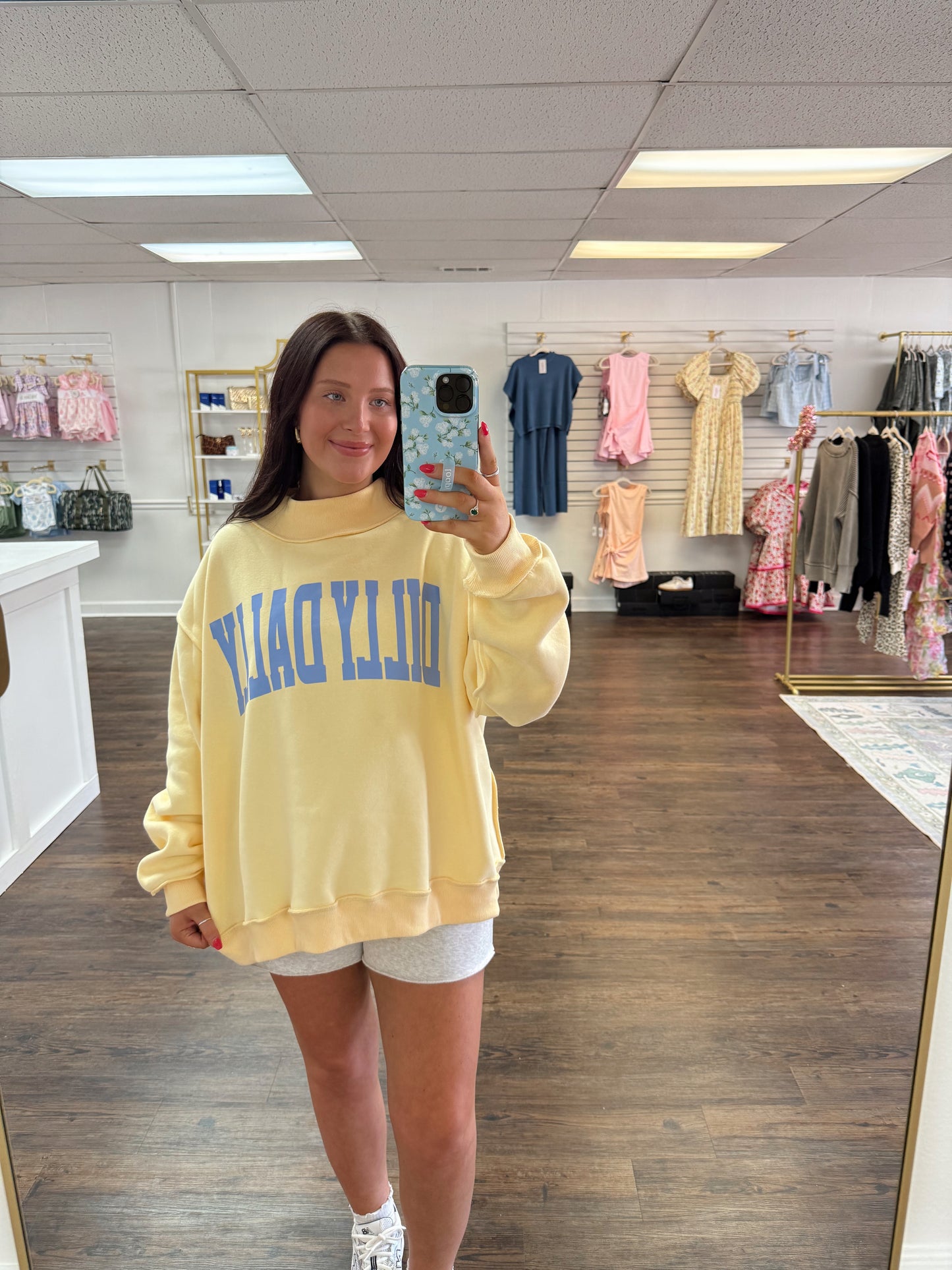 Dilly Dally Mock Neck