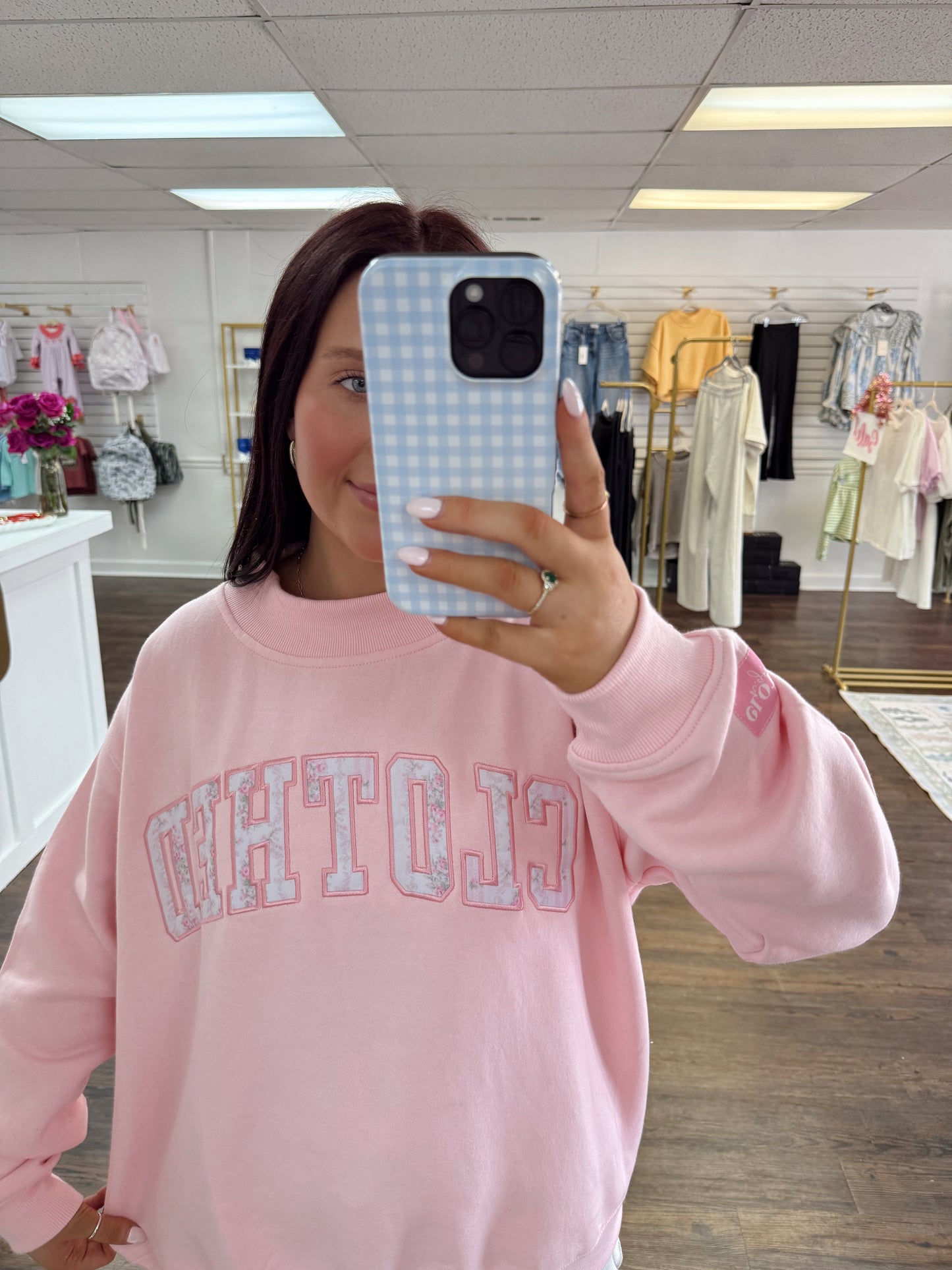 CLOTHED Embroidery Mockneck