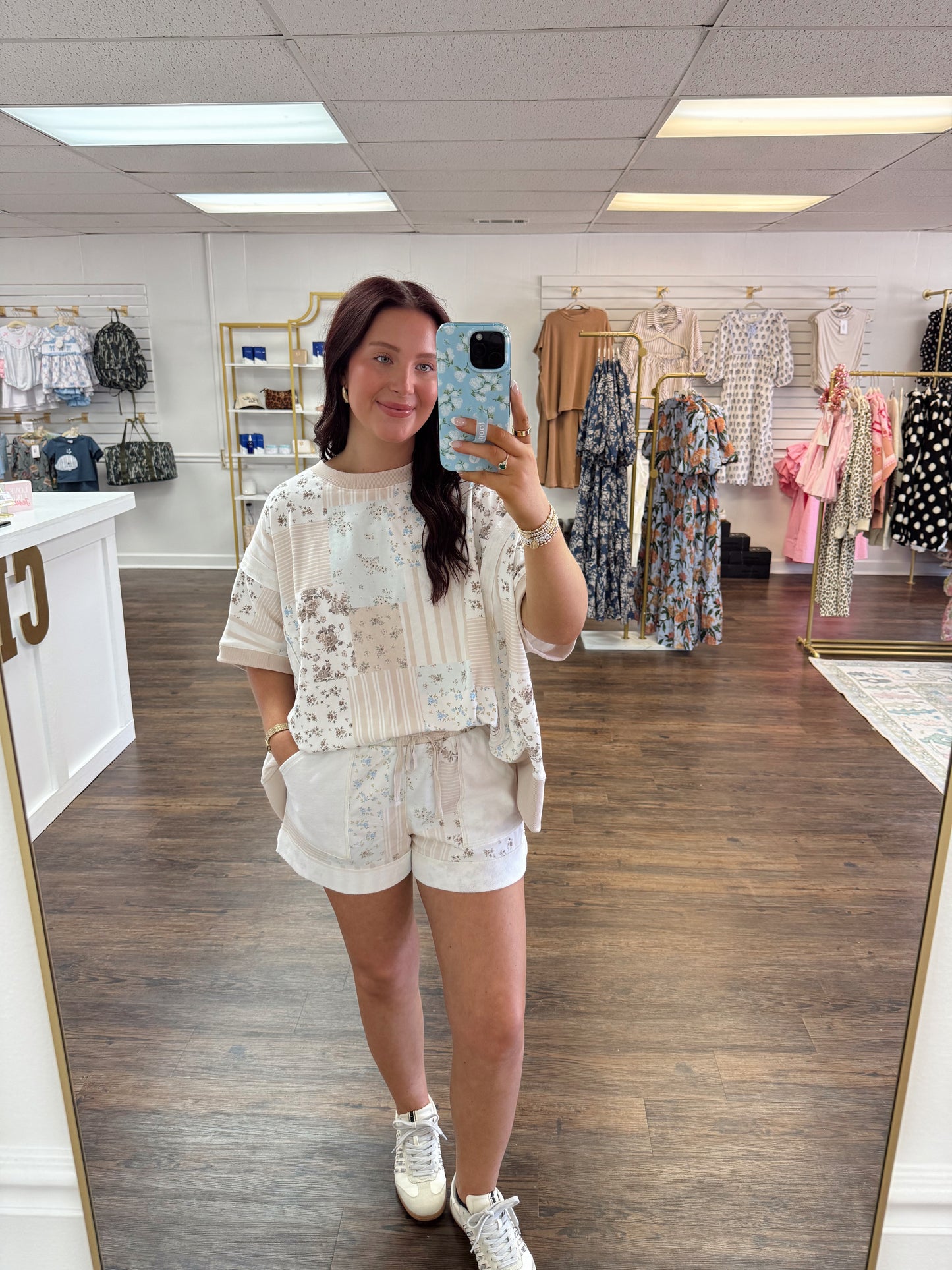 Floral Patchwork Set | Taupe