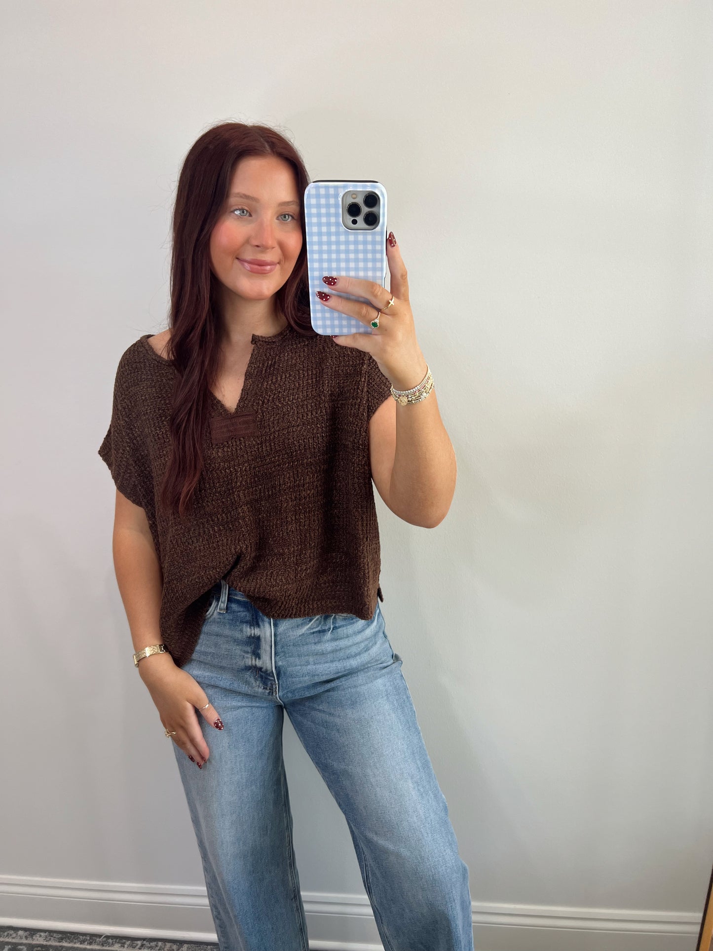 The Gracie Top | BROWN