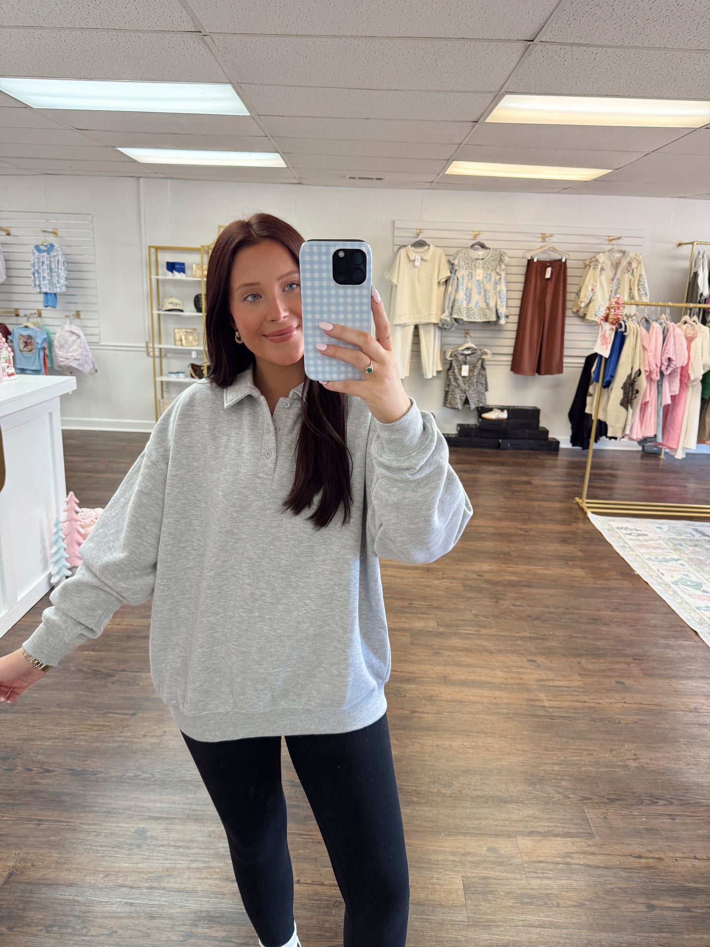 Oversized Collared Pullover