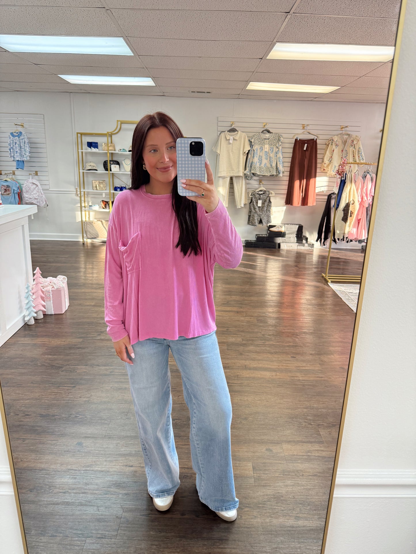 The Addison Top | Pink