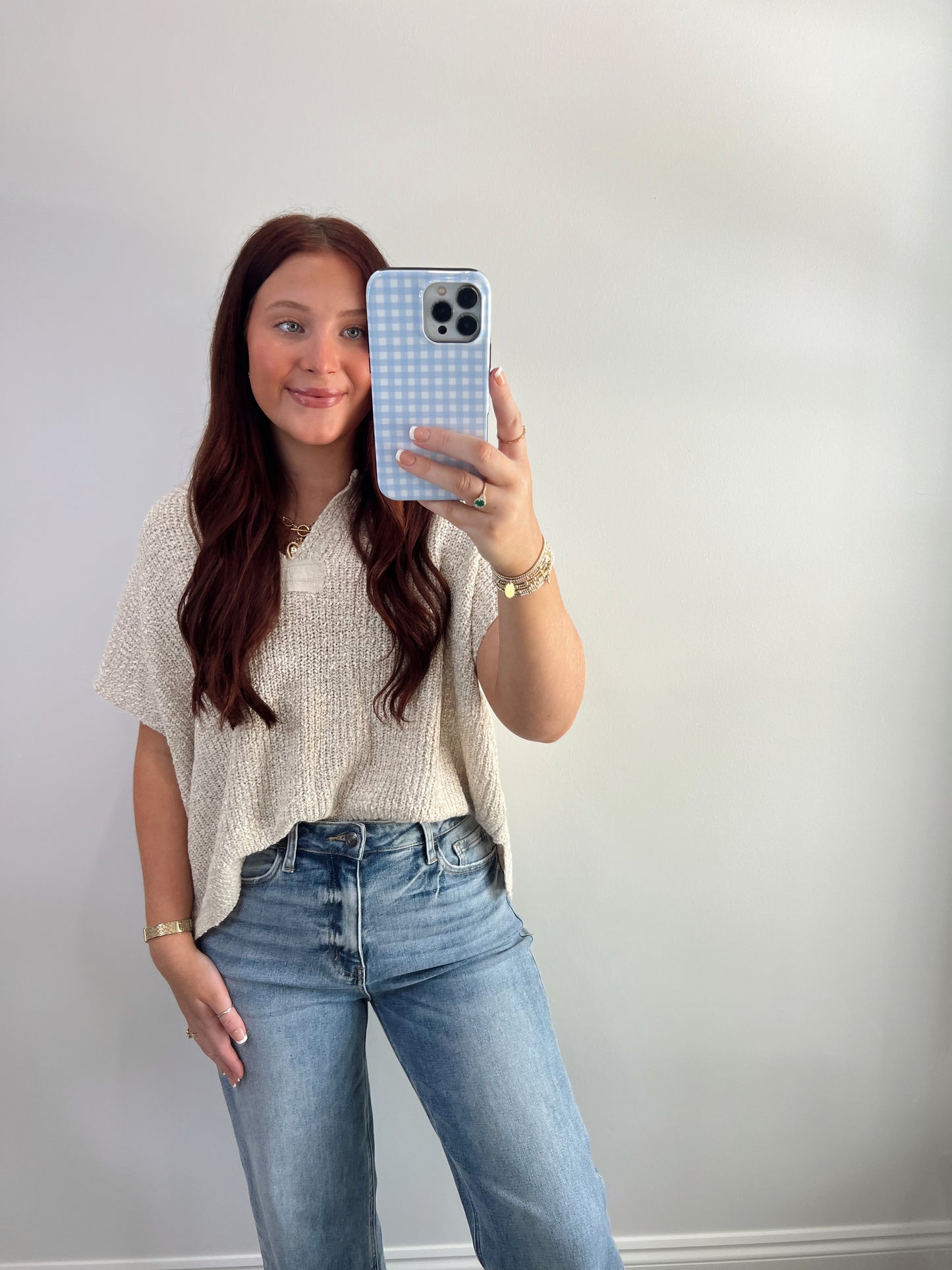 The Gracie Top | BEIGE