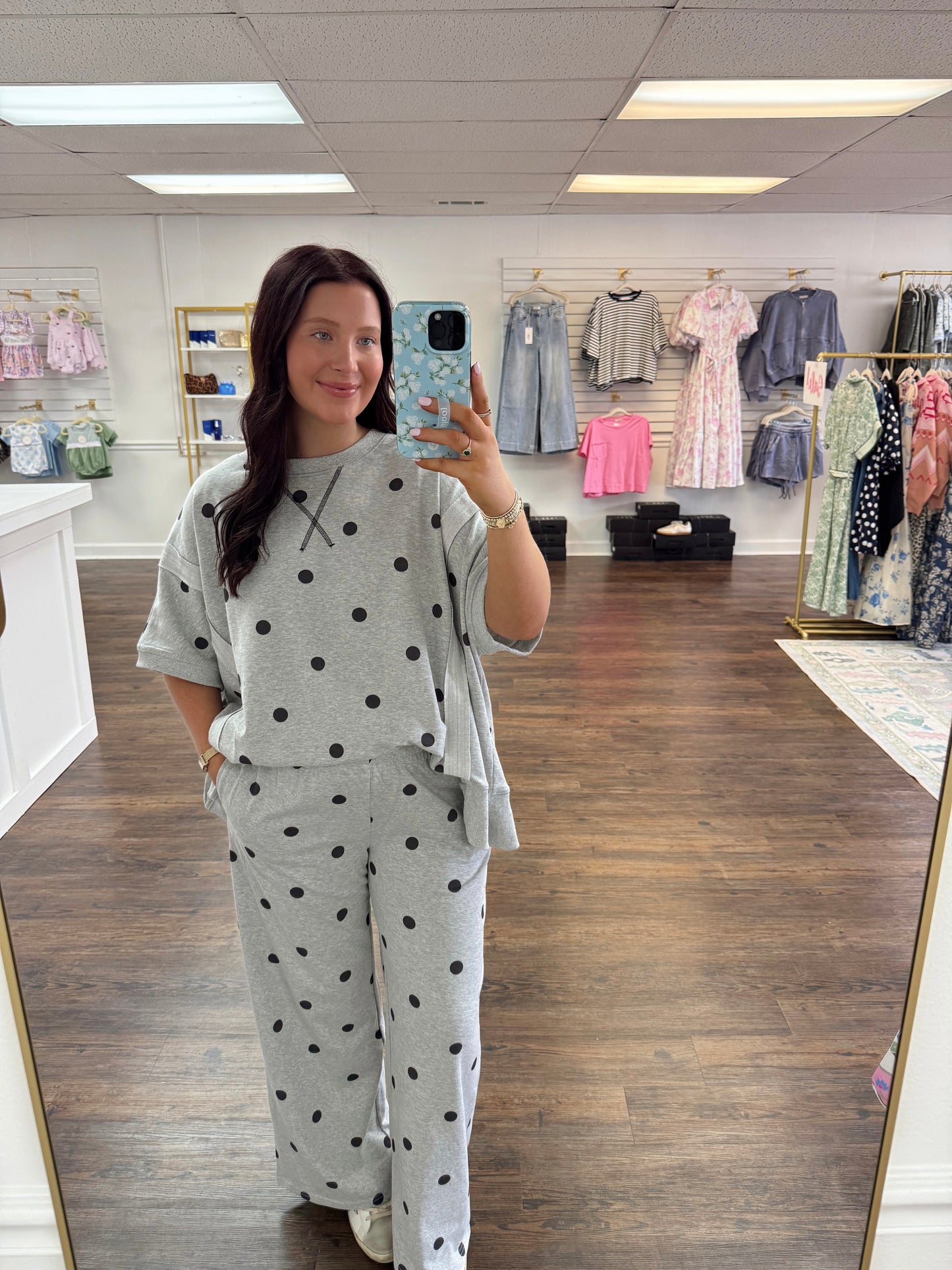 Polka Dot Pants Set