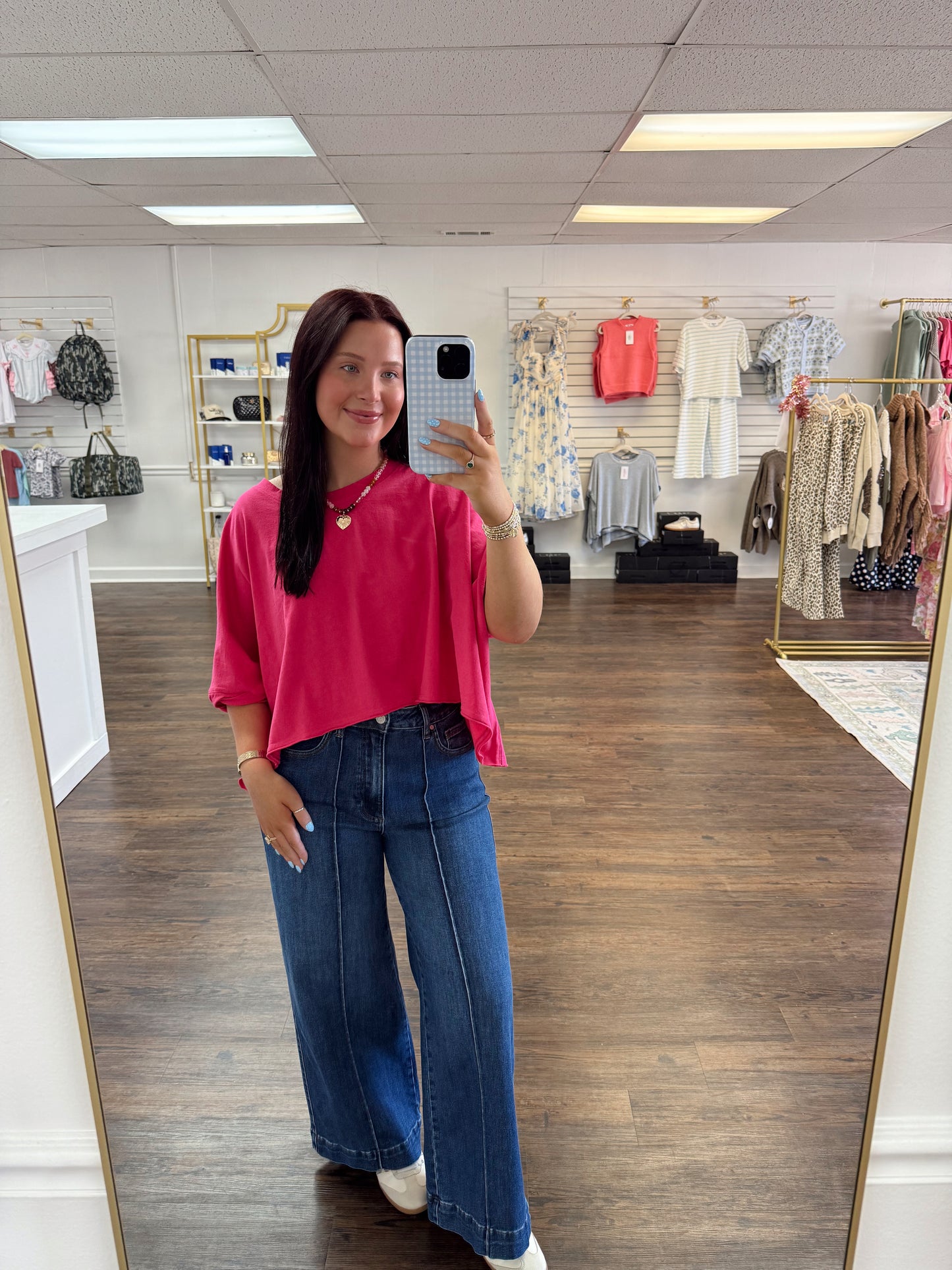 Pink Oversized Tee