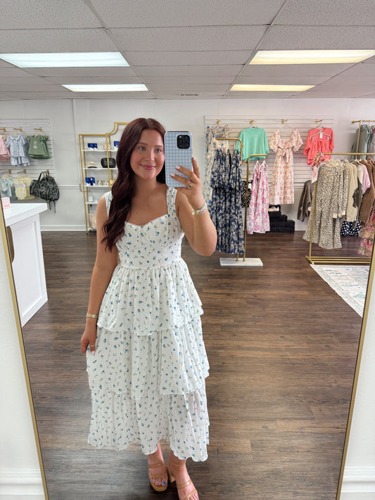 Floral Tiered Dress