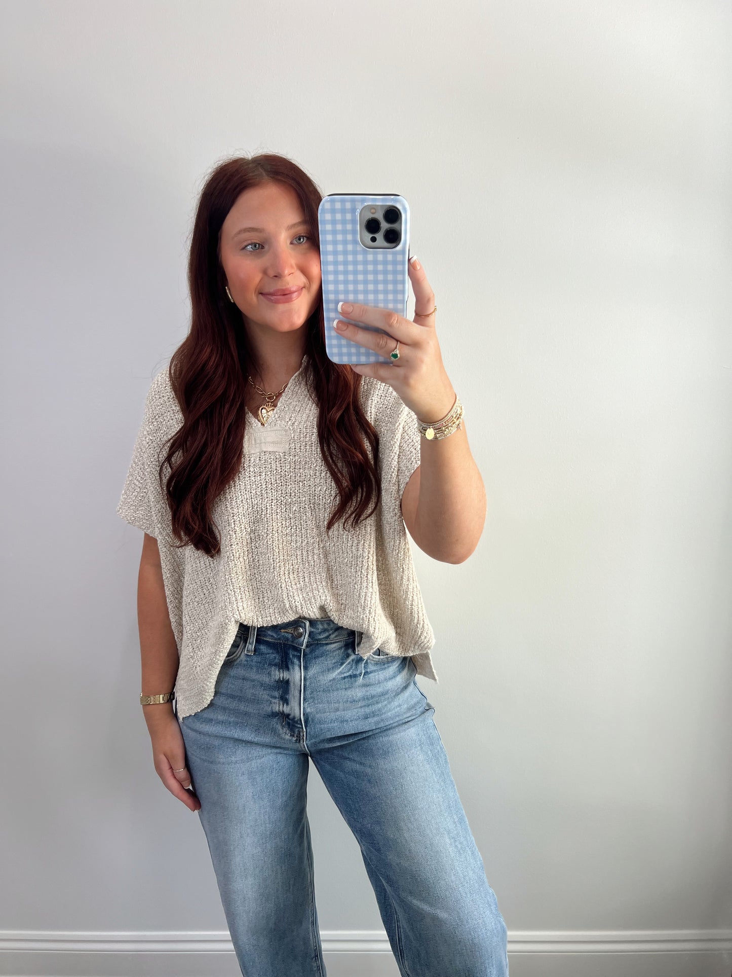 The Gracie Top | BEIGE