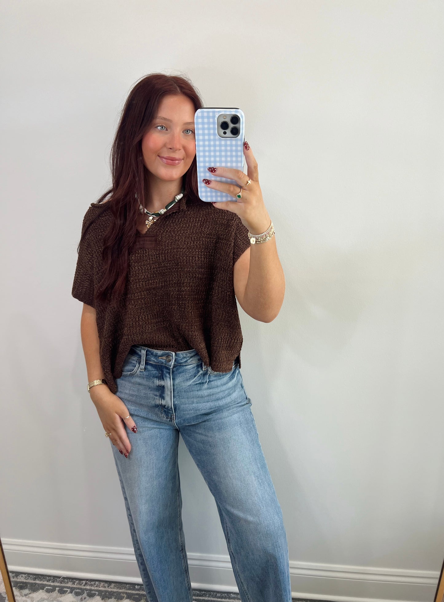 The Gracie Top | BROWN