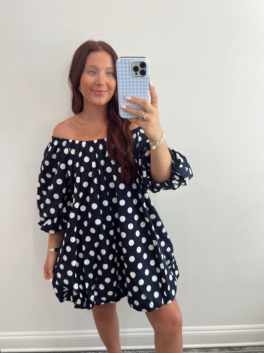 Polka Dot Bubble Dress