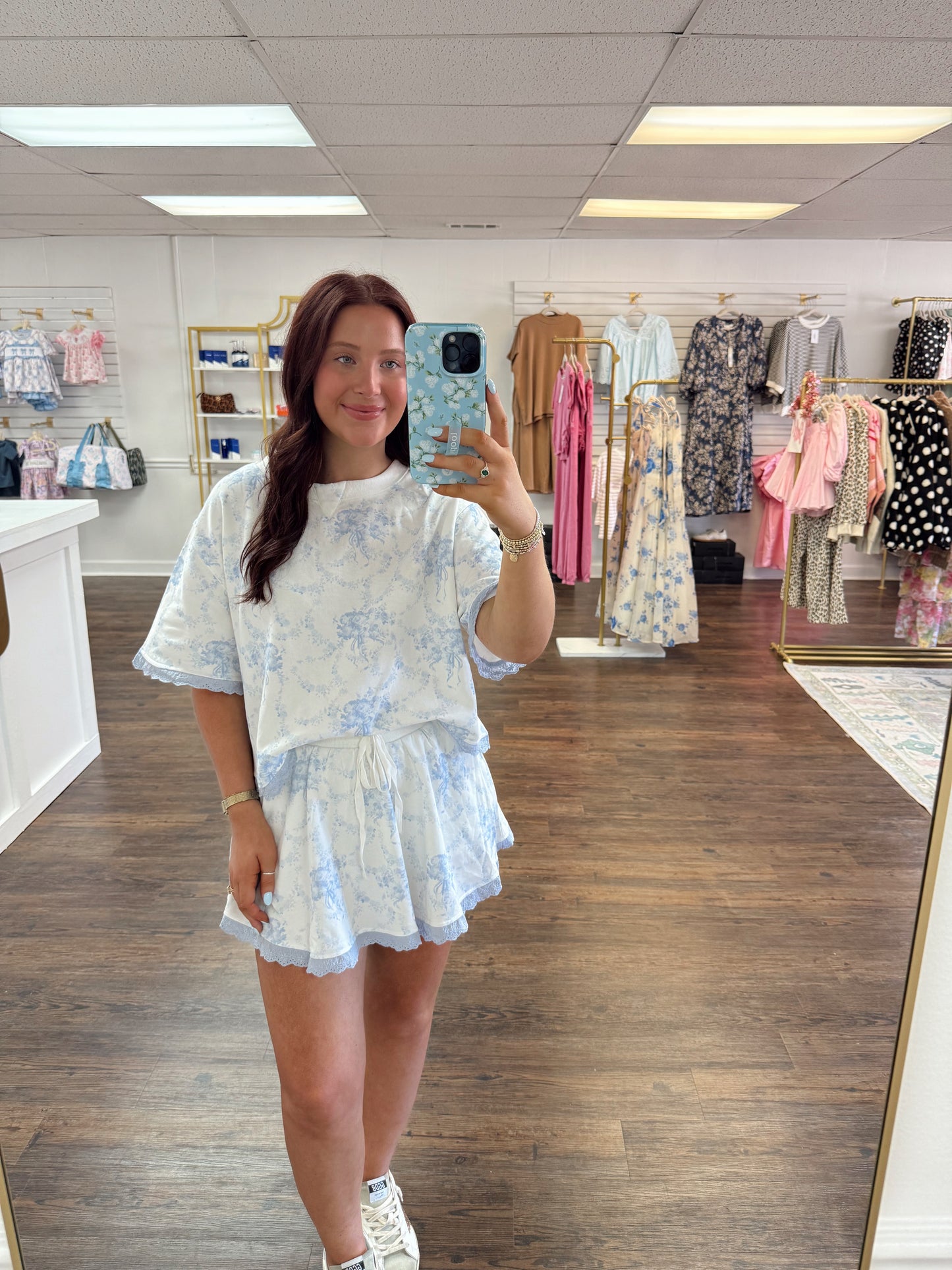 Toile Lace Skort Set