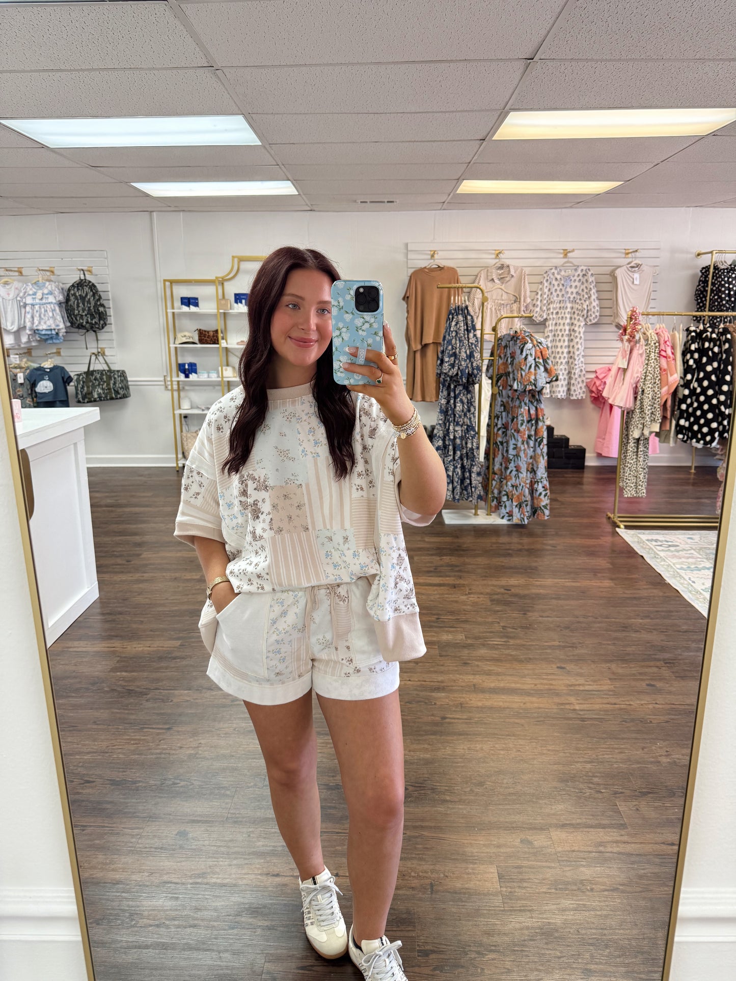Floral Patchwork Set | Taupe