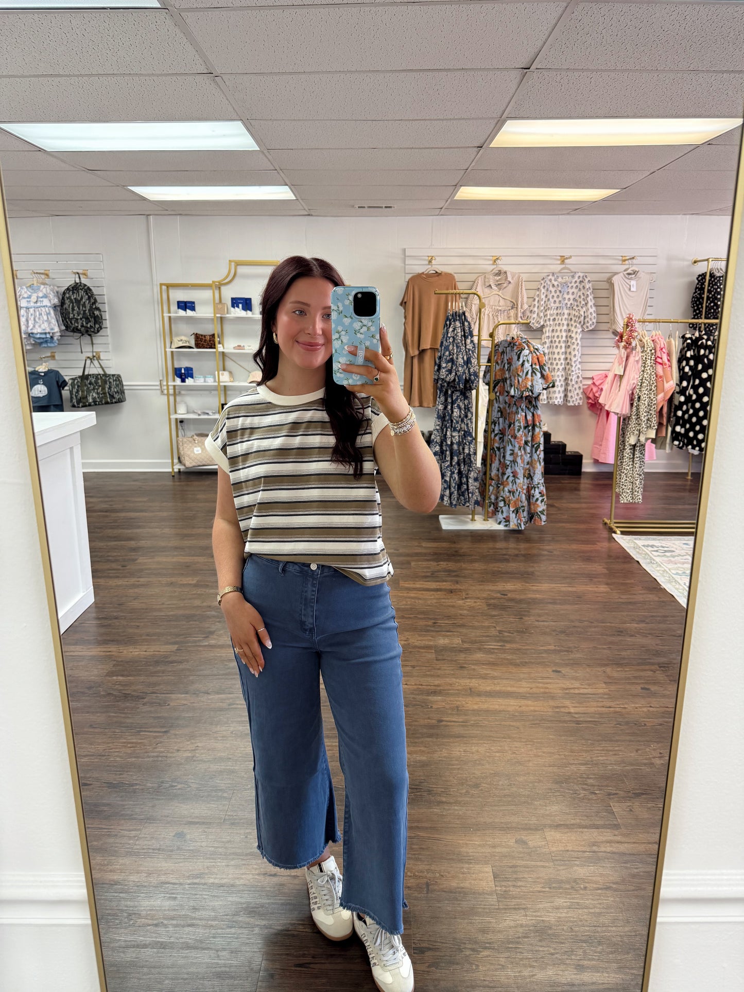 High Waist Frayed Hem Pants | Blackberry