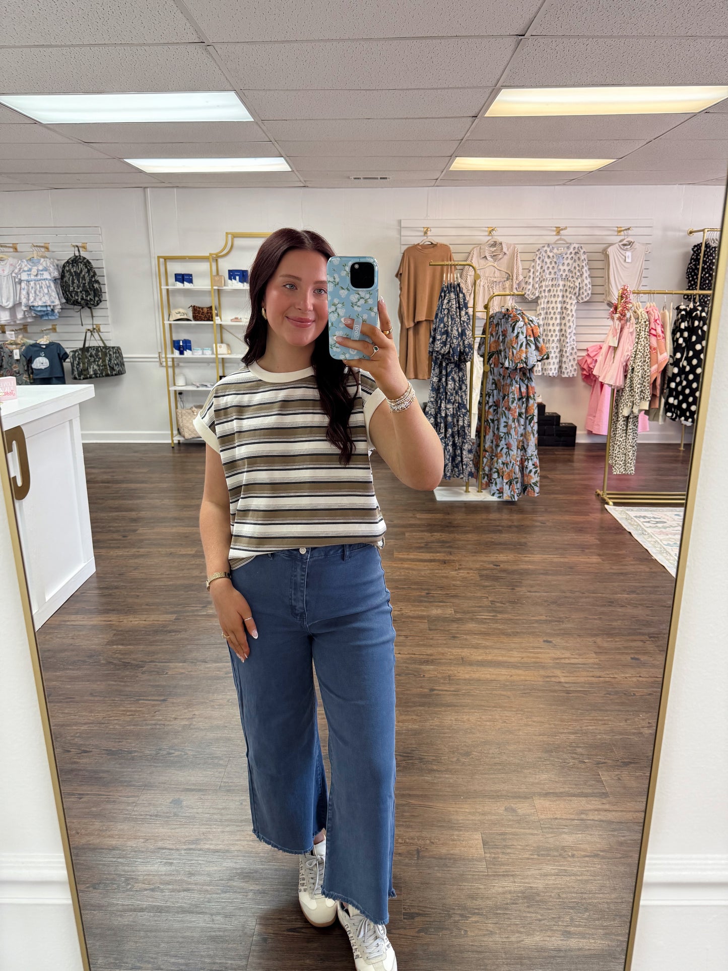 High Waist Frayed Hem Pants | Blackberry