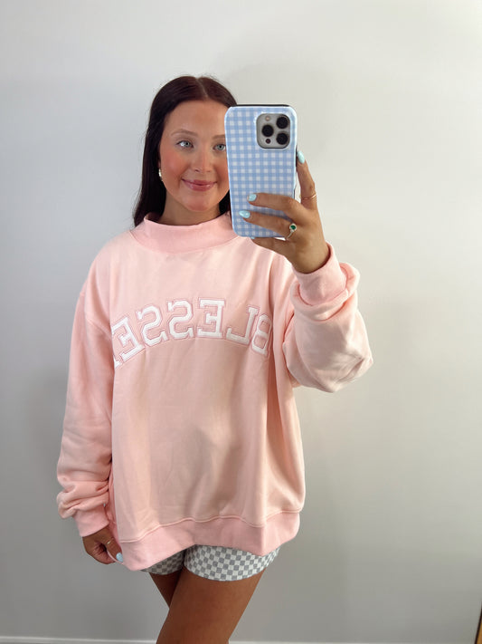 Blessed Mockneck Sweatshirt