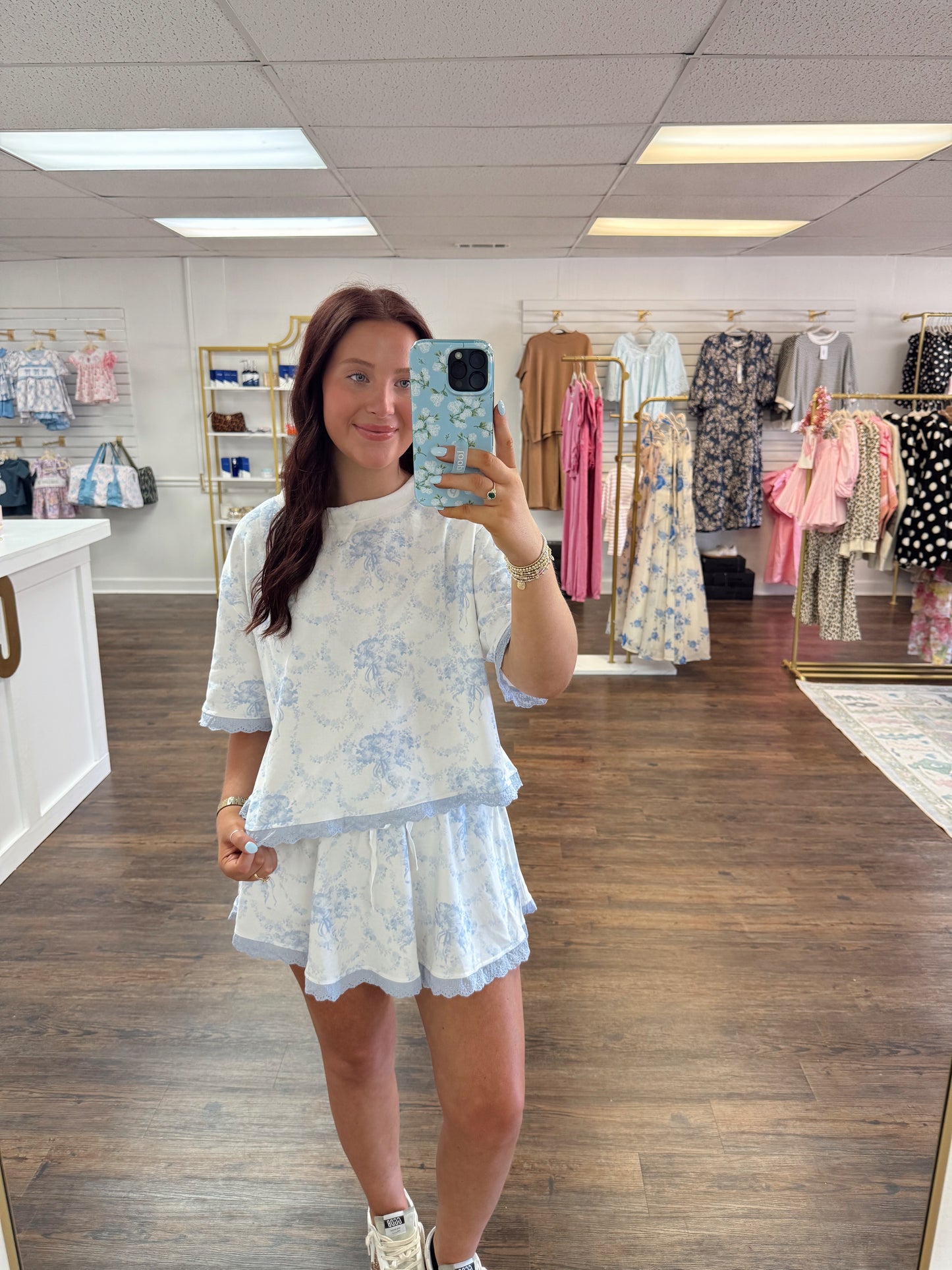 Toile Lace Skort Set