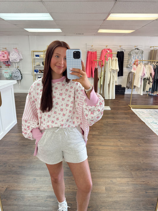 Fleece Grey Sweatshorts