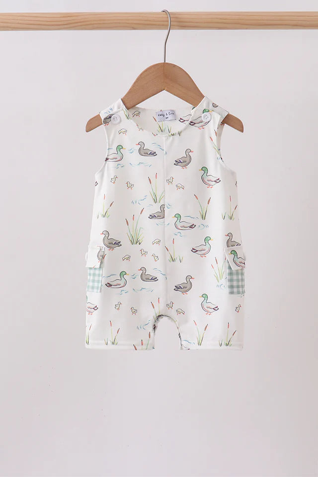 Green Duck Romper