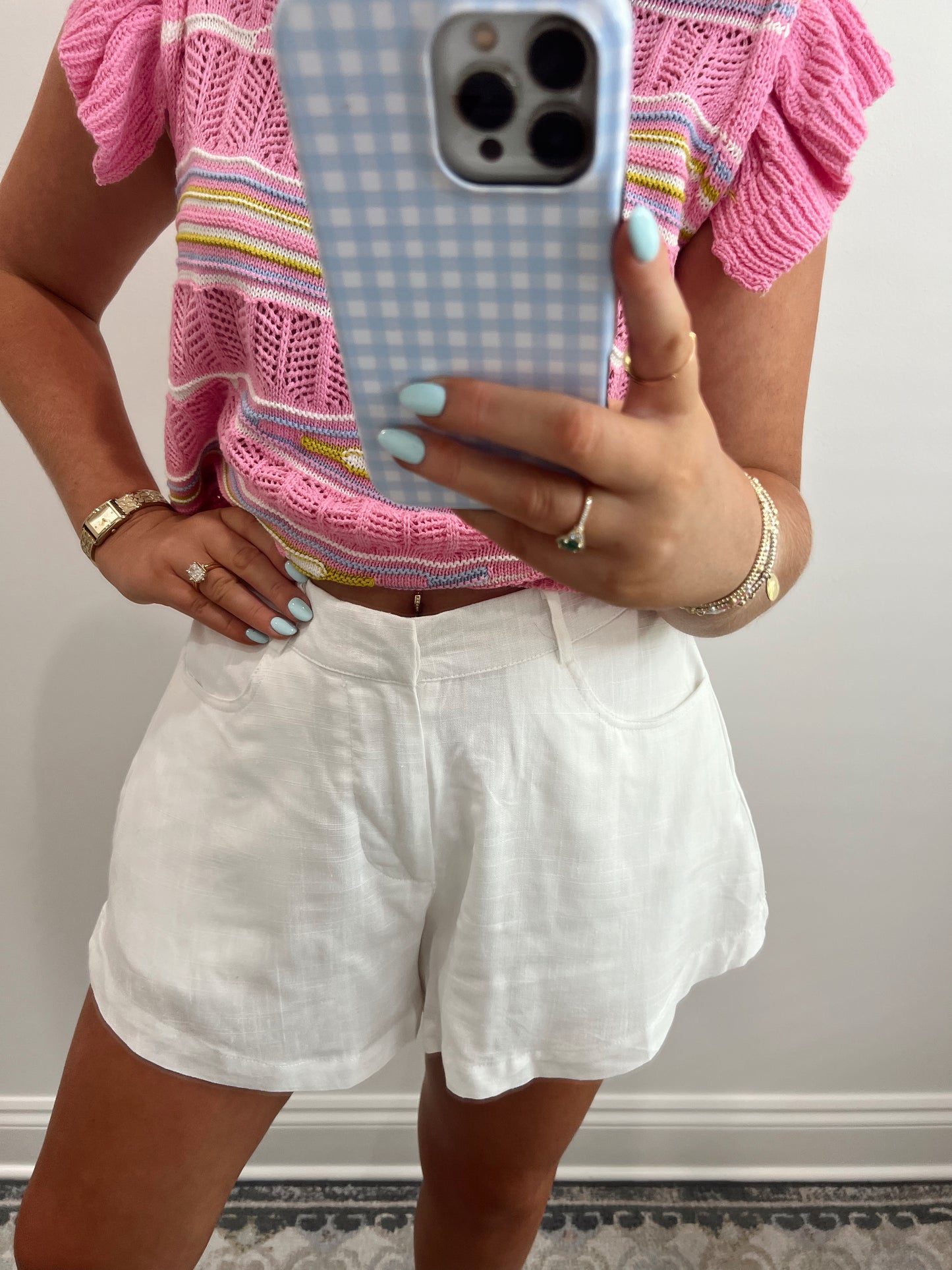 The Linen Flare Shorts