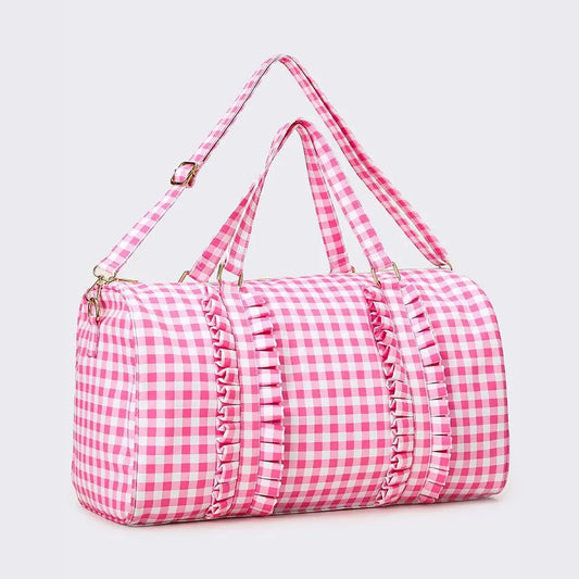 Checkered Duffle Bag
