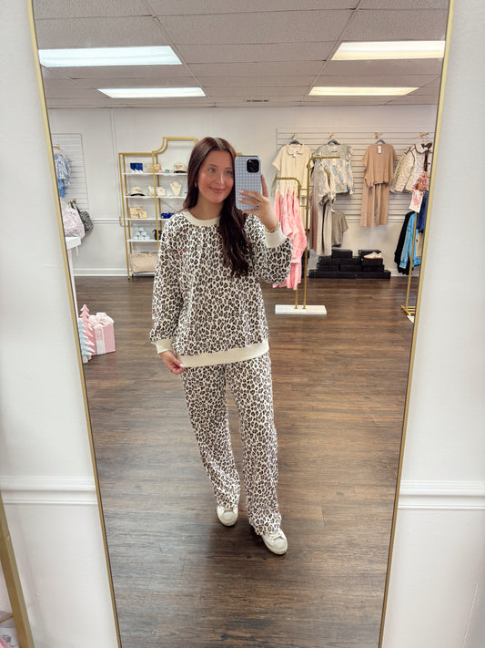 Leopard Print Sweatset